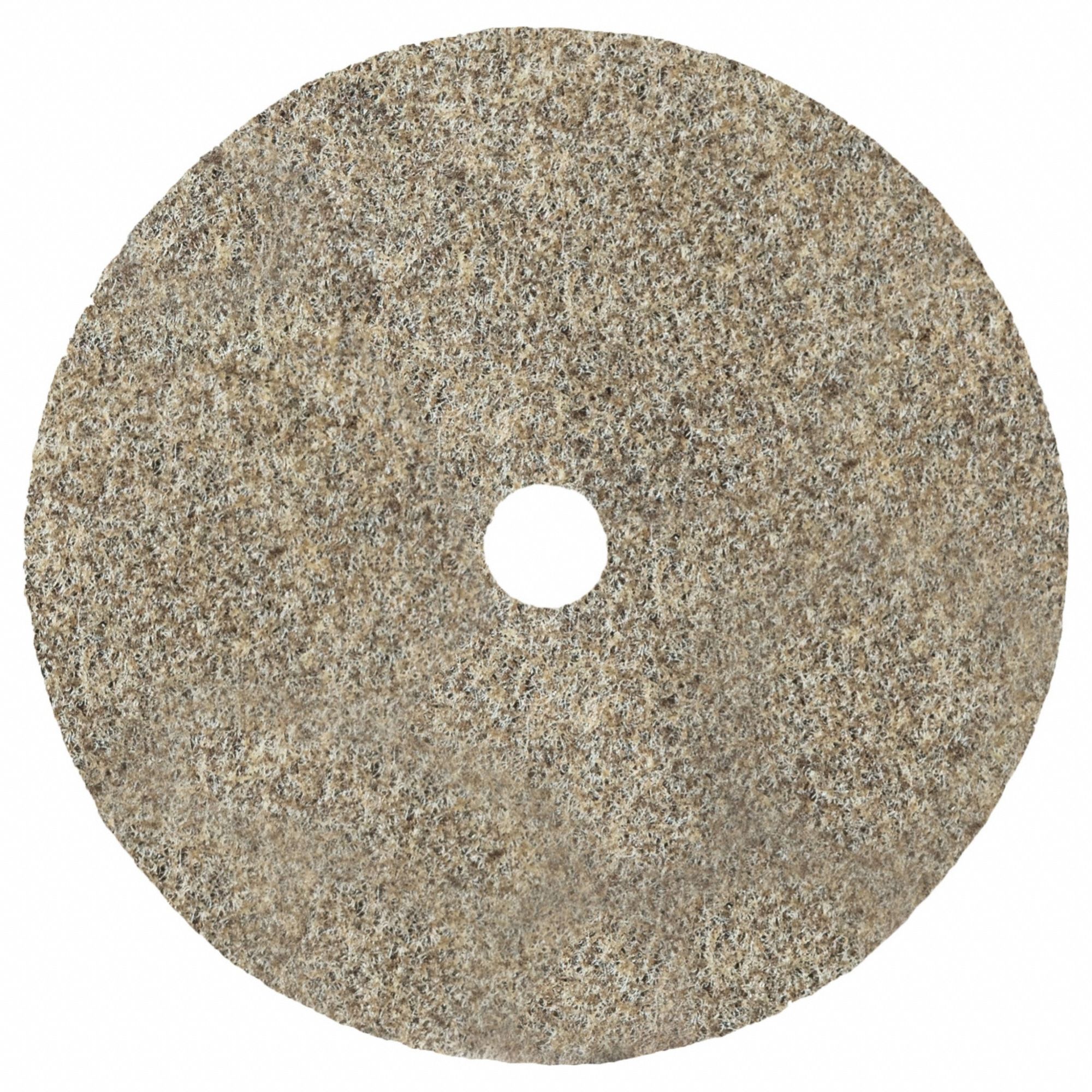 Unitized Non-Woven Wheels: 2 in Dia x 1/4 in W, 1/4 in Arbor Hole, Aluminum Oxide