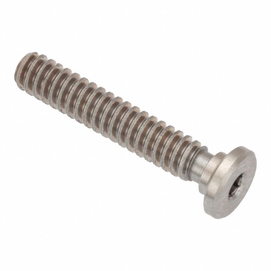 Socket Head Cap Screw: #6-32 Thread Size, 3/4 in Lg, Ultra-Low-Profile Std, Plain, Stainless Steel