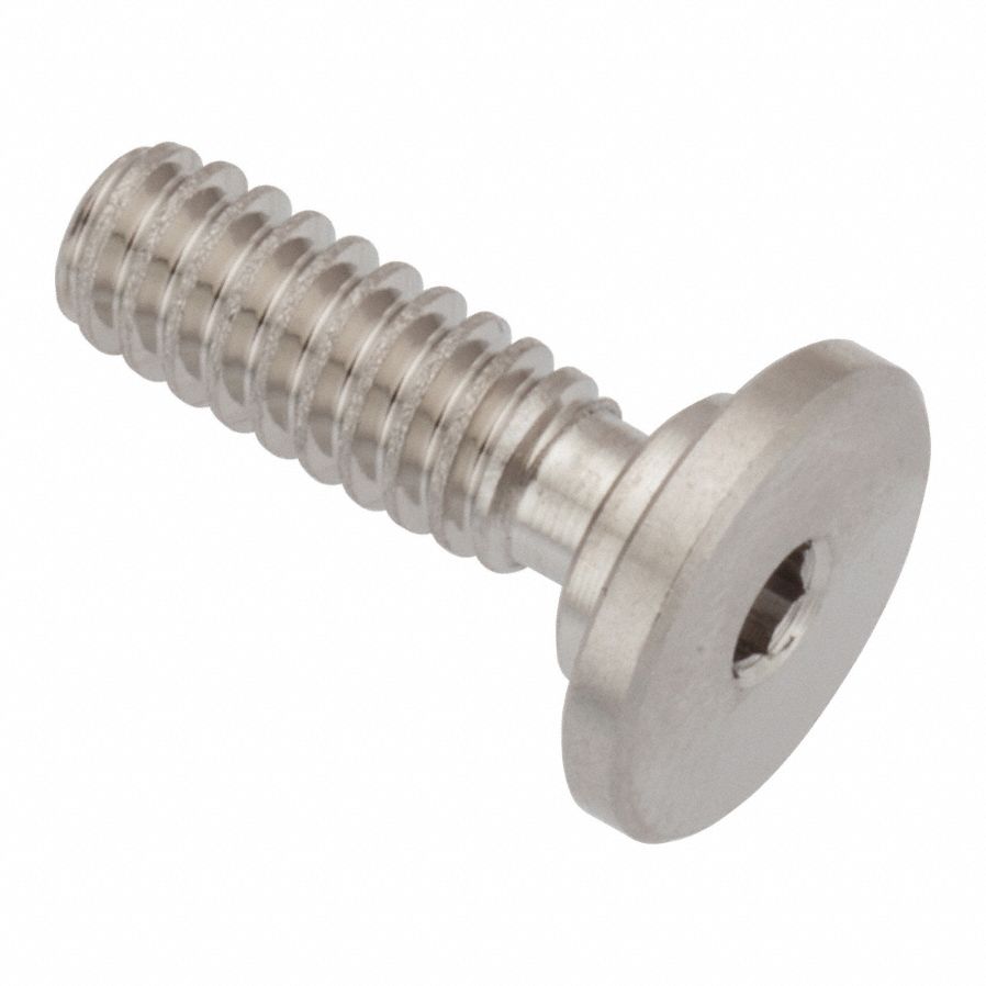 Socket Head Cap Screw: #10-24 Thread Size, 1/2 in Lg, Ultra-Low-Profile Std, Plain, Stainless Steel