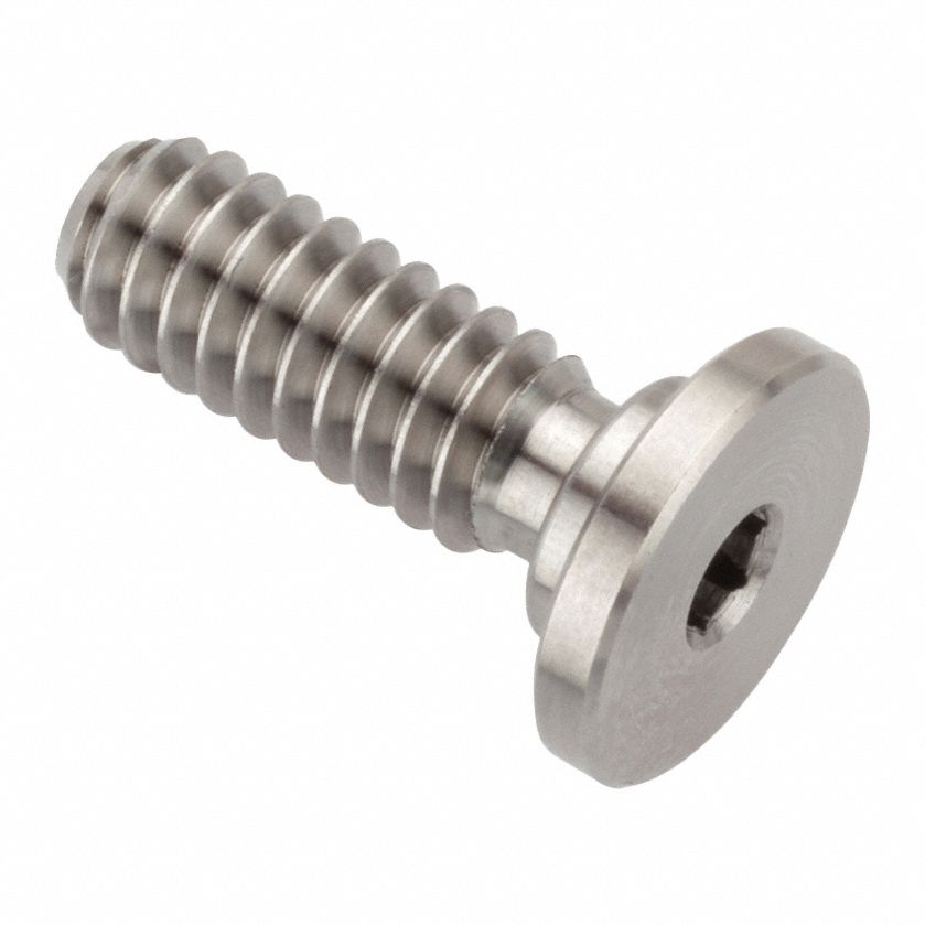 Socket Head Cap Screw: 1/4"-20 Thread Size, 5/8 in Lg, Ultra-Low-Profile Std, Plain, Stainless Steel