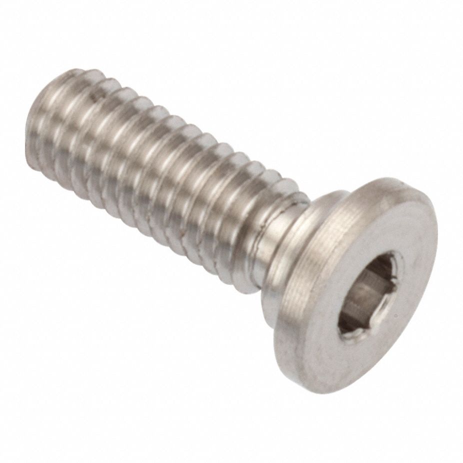 Socket Head Cap Screw: M3x0.50 Thread Size, 8 mm Lg, Ultra-Low-Profile Std, Plain, Stainless Steel