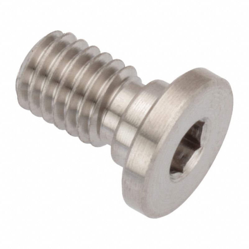 Socket Head Cap Screw: M5x0.80 Thread Size, 6 mm Lg, Ultra-Low-Profile Std, Plain, Stainless Steel