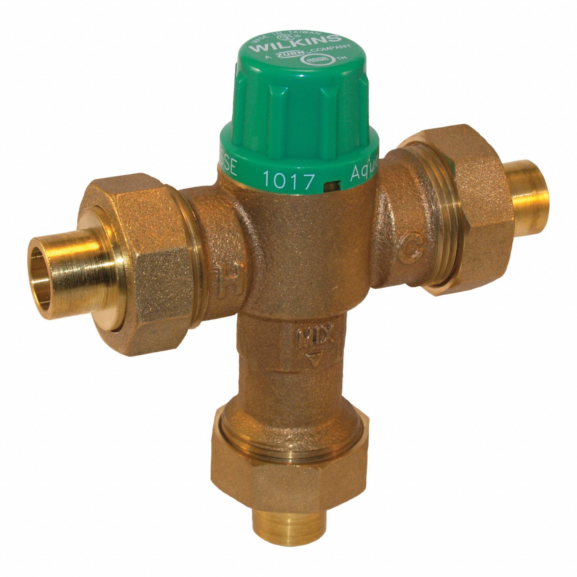 Thermostatic Mixing Valve: 3/4 in Inlet Connection Size, 3/4 in Outlet Connection Size