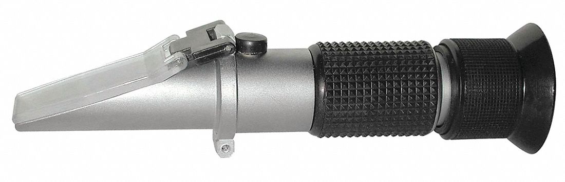 NON BRANDED REFRACTOMETER, 6½X1½X1 CM, COVER PLATE, CALIBRATION ...