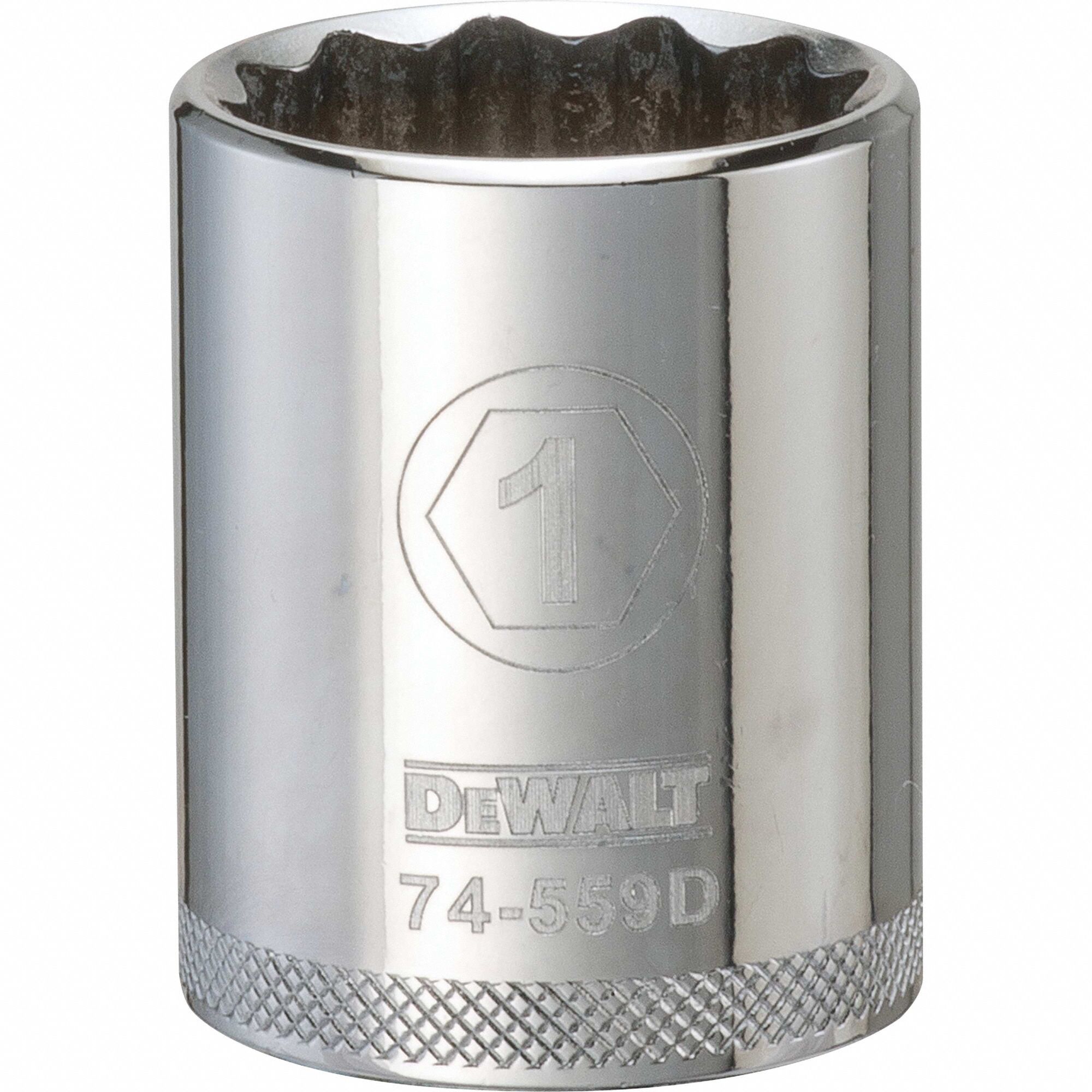 Deep Socket 1/2in 12-Point 1in SAE
