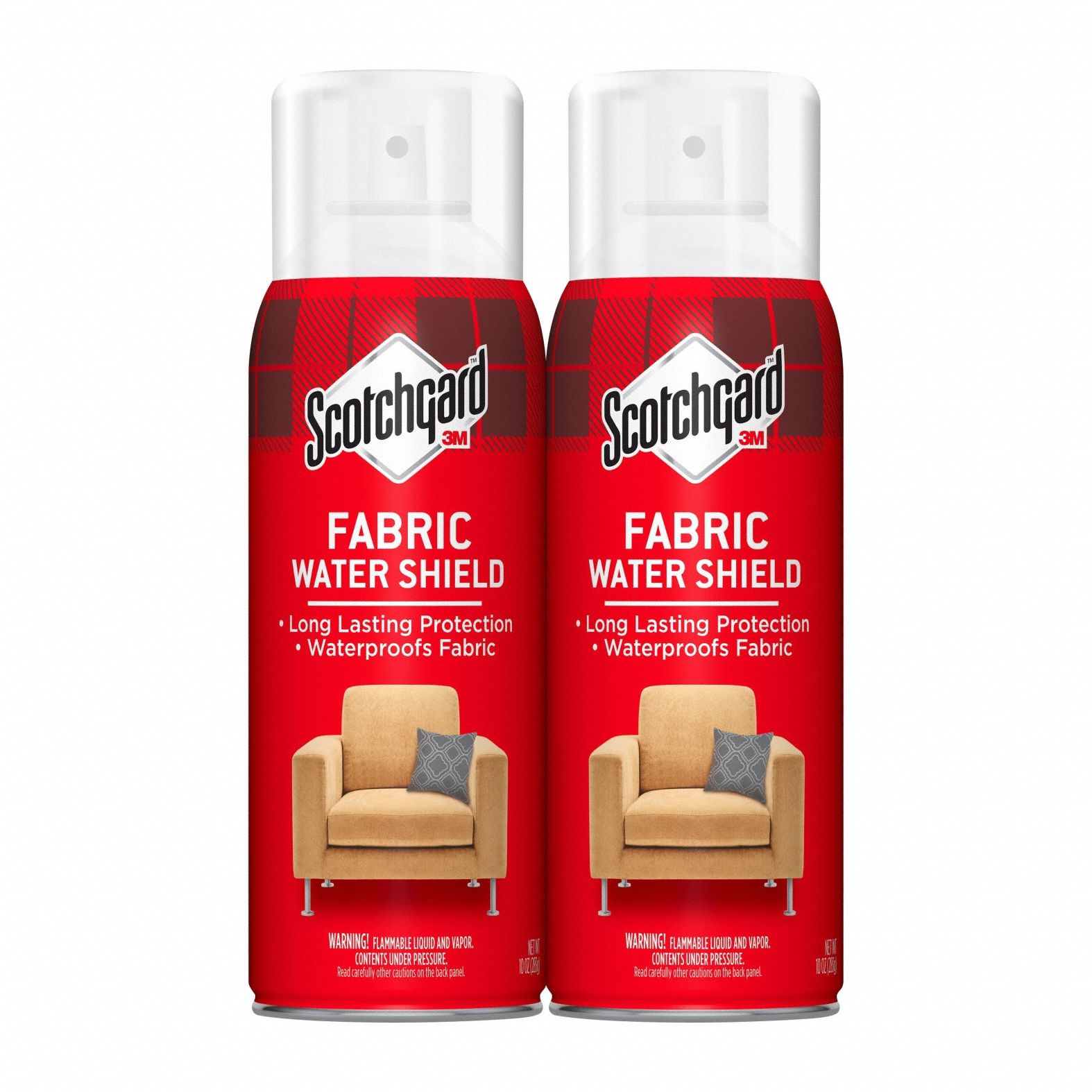 Fabric Protector: Fabric Water Shield, 10 oz, Faint Hydrocarbon/Faint Petroleum, Scotchgard