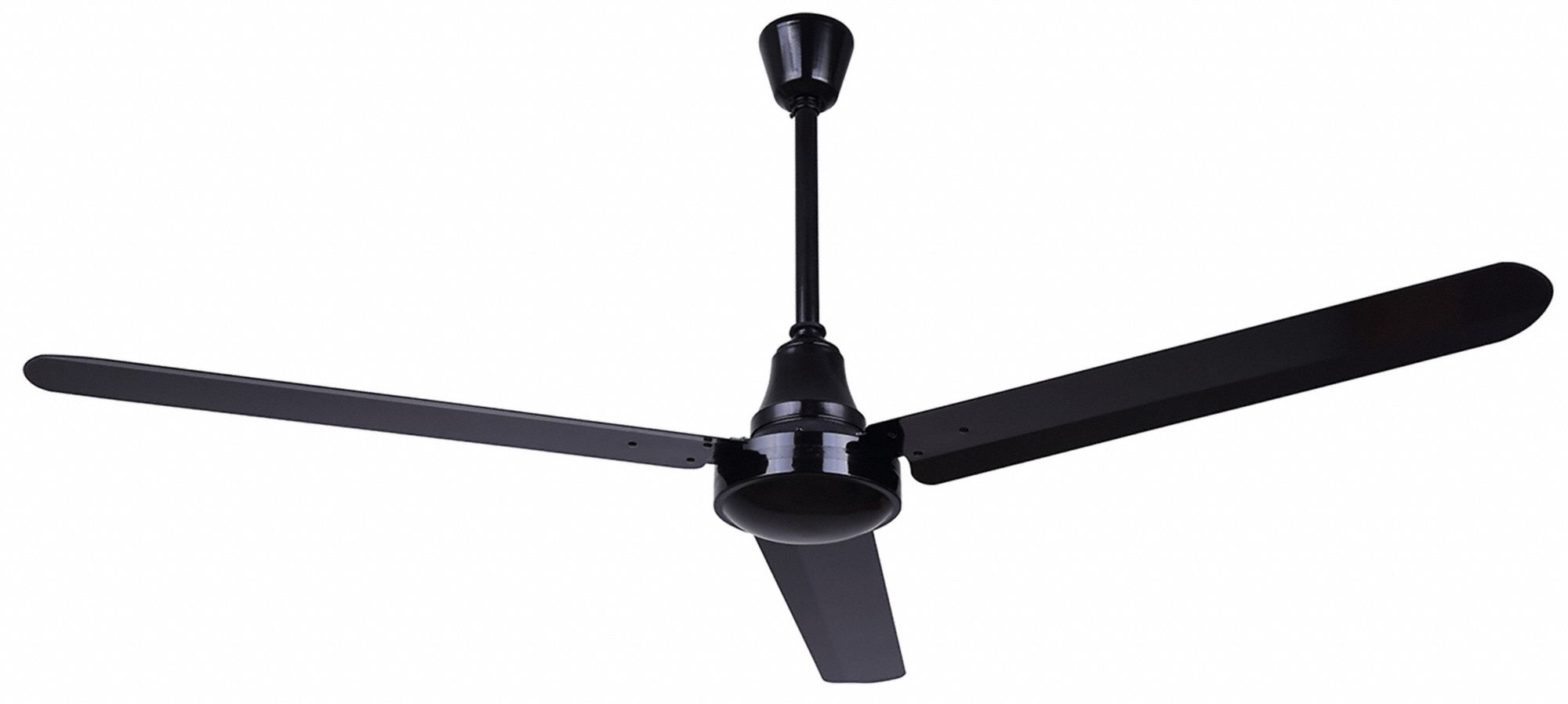 Ceiling Fan: 8, 944 cfm Airflow, 60 in Blade Dia, 5 Speeds, 120V AC, Single Phase, Black