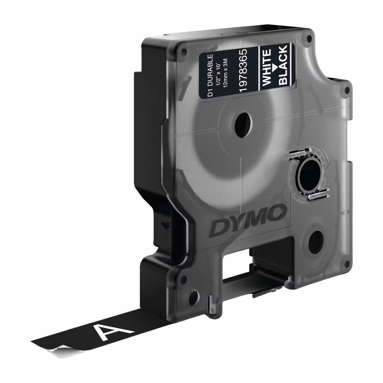 Label/RibbonCartridge Black Gloss 1/2inW