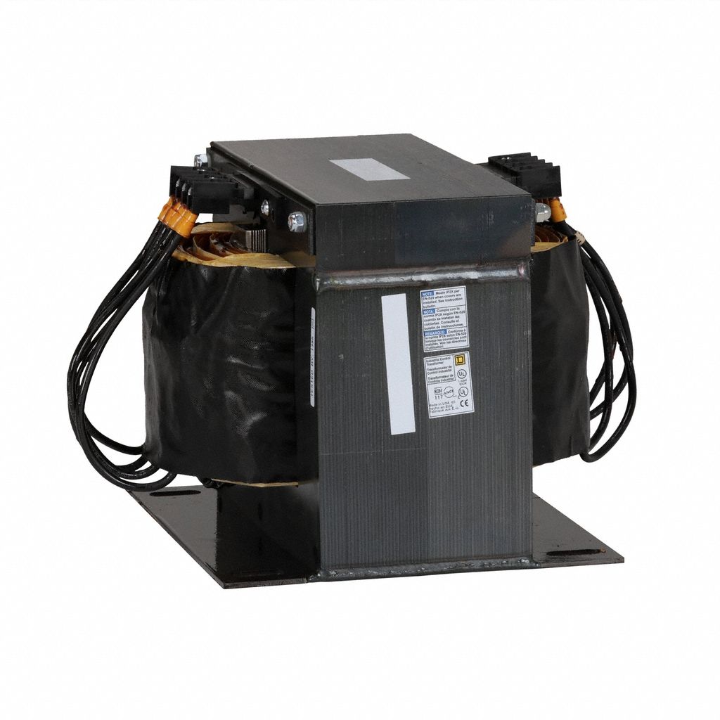 Control Transformer: 208V AC, 120V AC, Foot, 5 kVA, Single Phase
