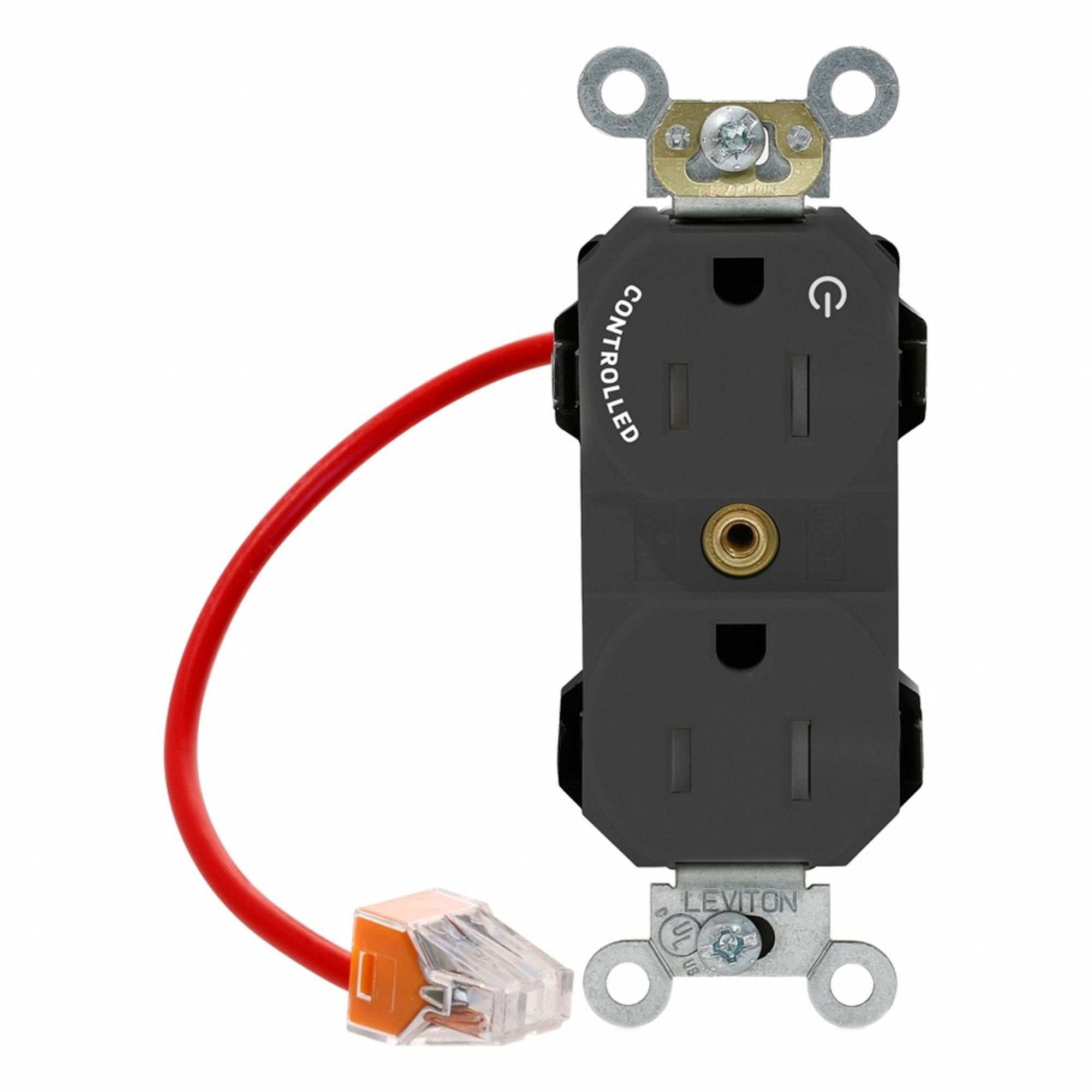 Lev-Lok 15A 125V 1MCtrl Self-Gr Blk