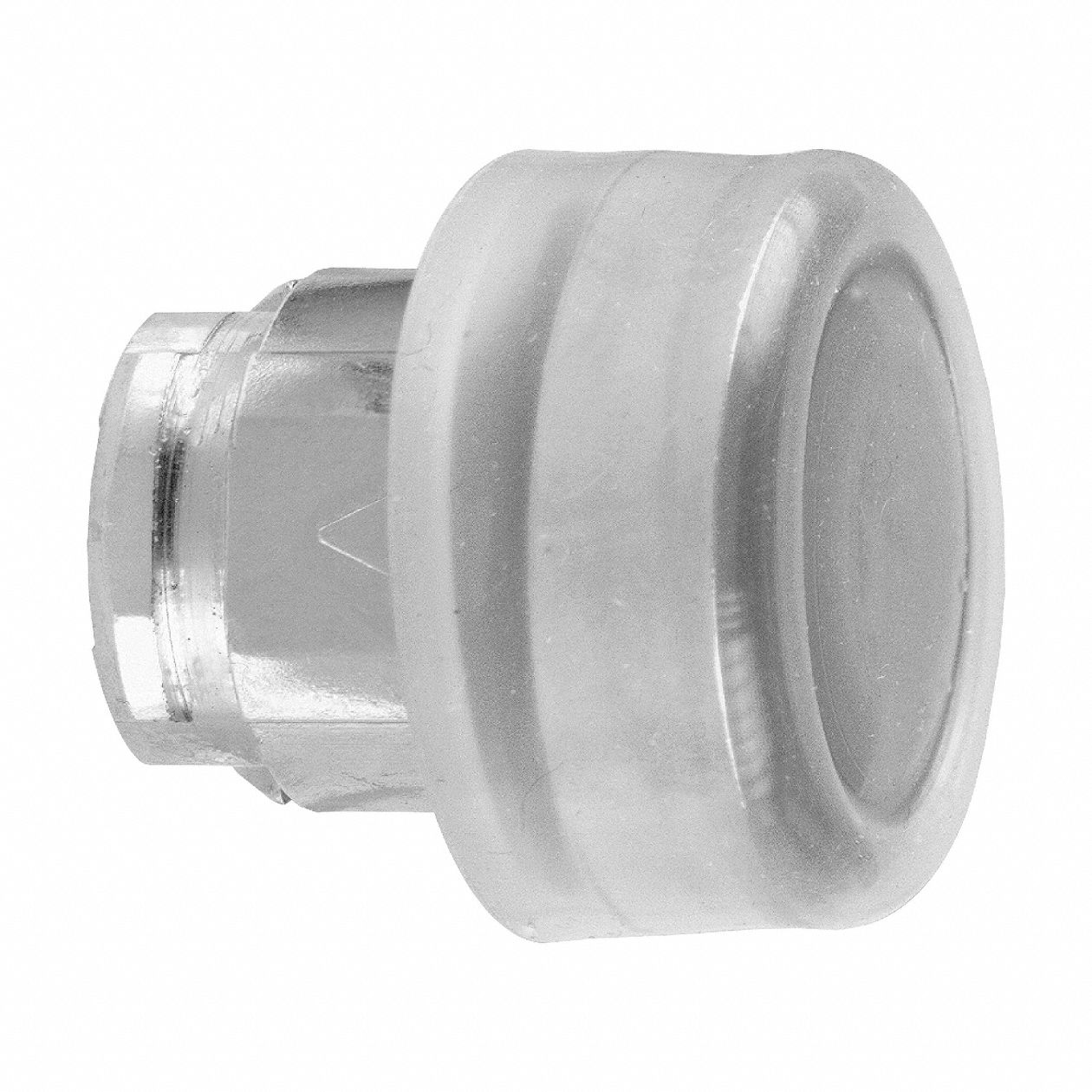 Flush Push Button: Black, 22 mm Mounting Size, Metallic, Momentary