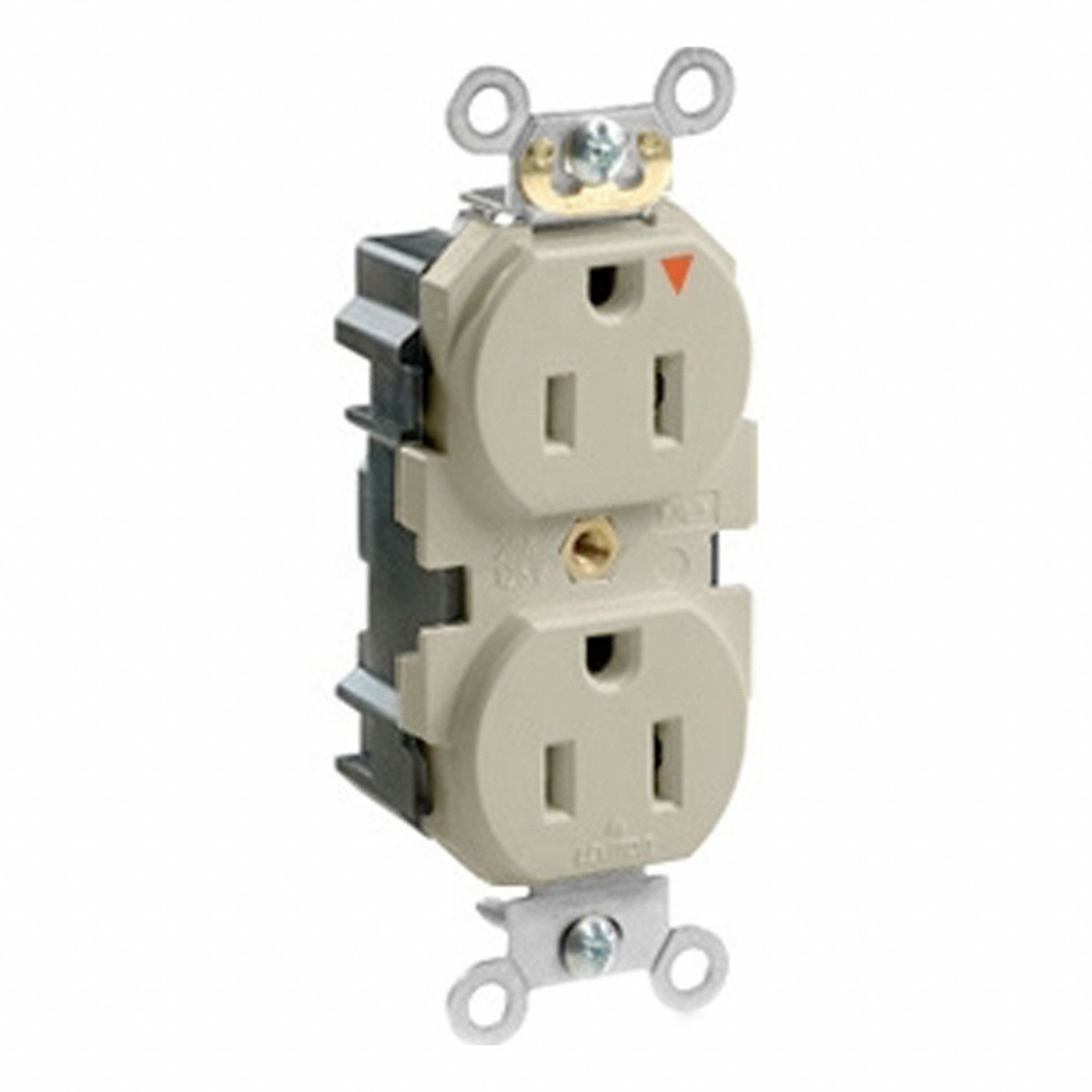 Lev-Lok IG Rec 15A 125V Self-Gr Ivr