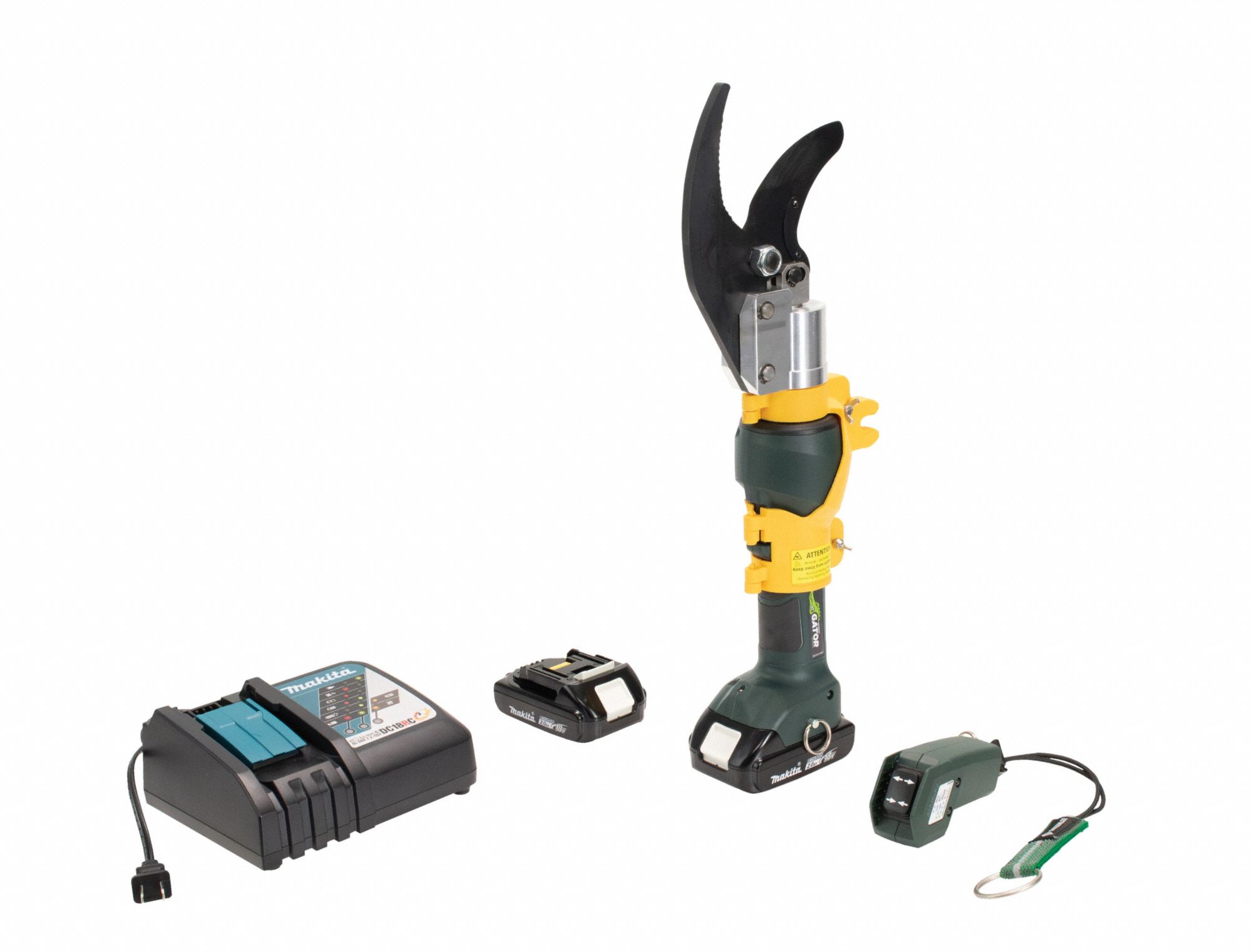 Remote Cordless Pruner: Bare Tool Battery Platform, 2 in Cutting Capacity, Tool Only