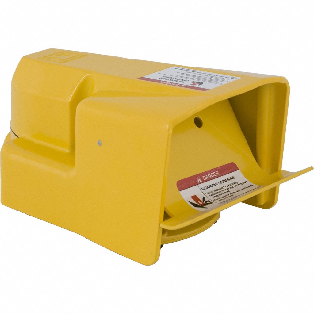 Foot Switch: 9002AW Series, 1 Pedals, Momentary, SPDT