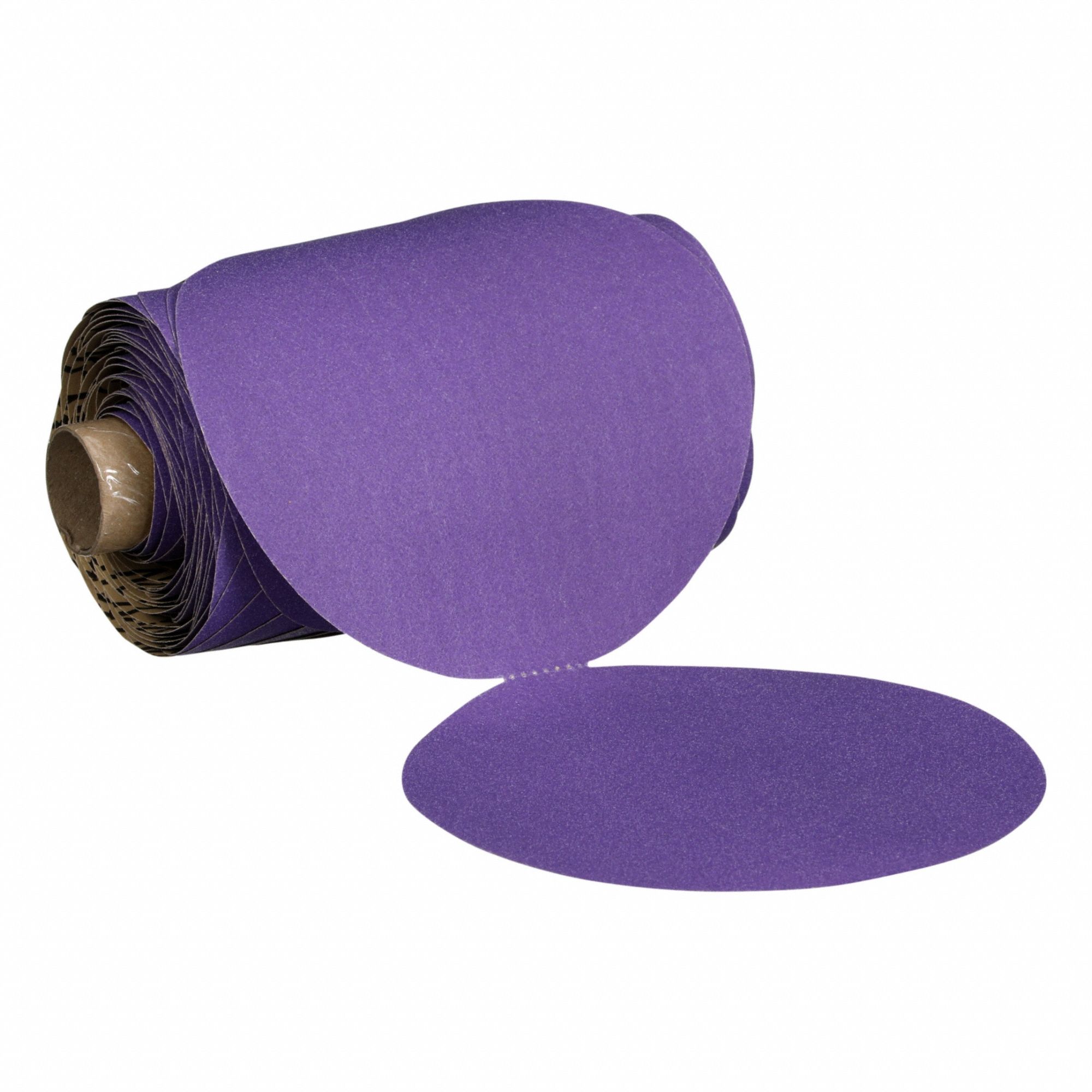 Cubitron II Stikit Paper Disc Roll 732U: 5 in Dia, Non-Vacuum, Ceramic, 240 Grit, PK