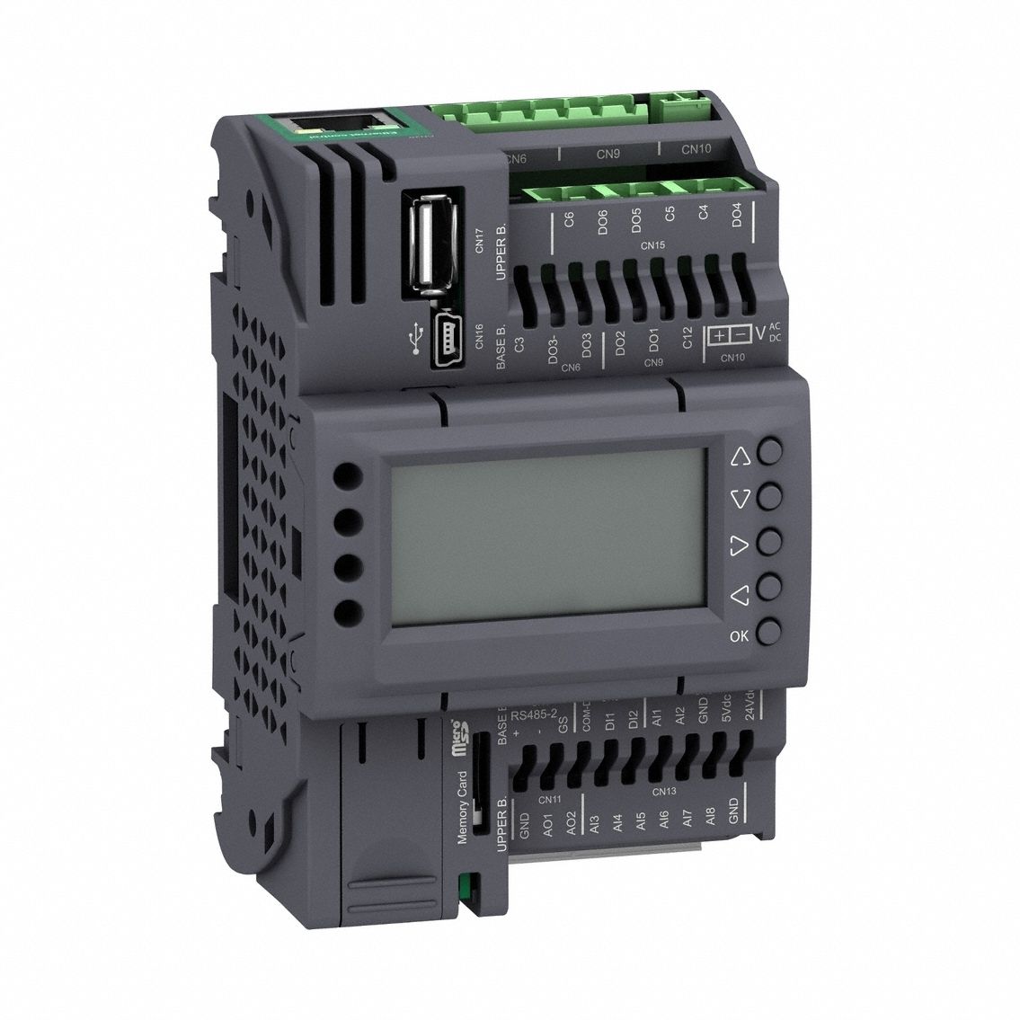 PLC: (2) Digital/(8) Analog, (2) Analog/(6) Digital