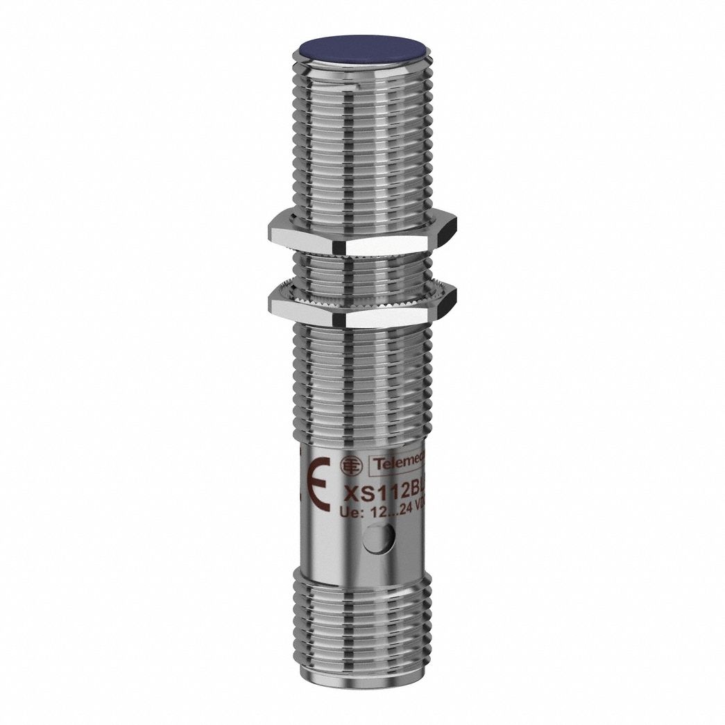 Inductive Cylindrical Proximity Sensor: Built-in Connector, Shielded, 3 Wires