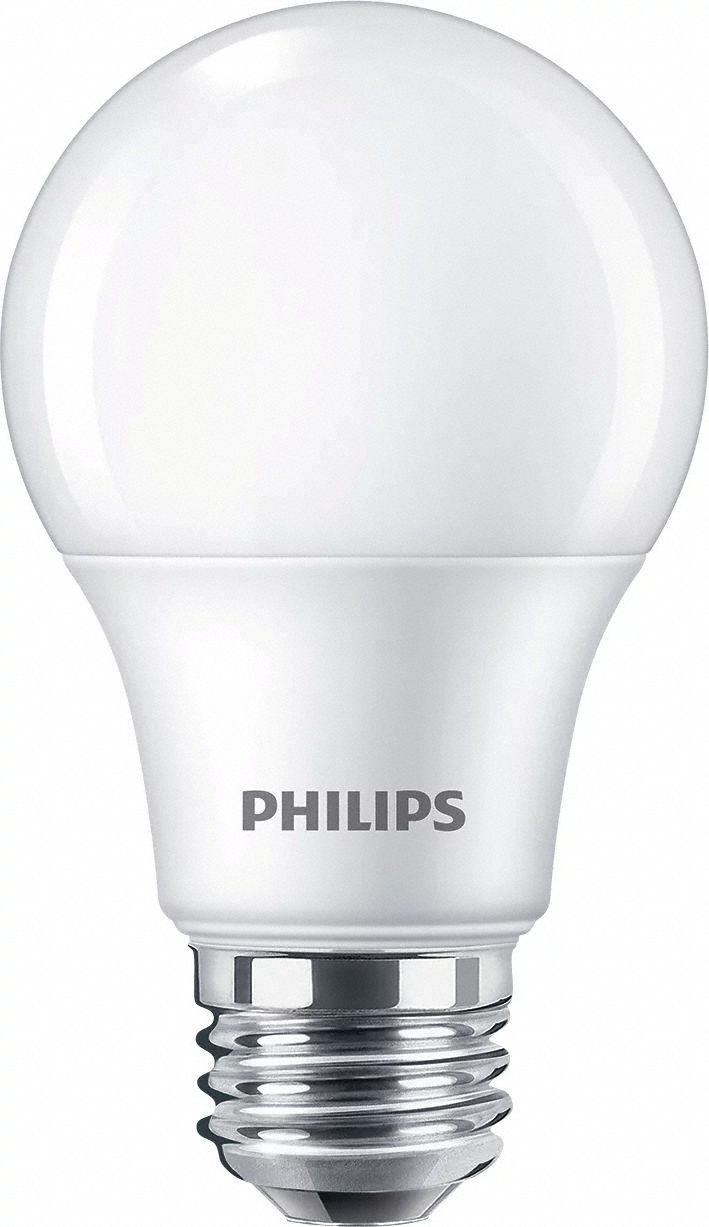 Compact LED Bulb: Medium Screw (E26), LED, (A) Classic, A19, 9 W Watt, 3000K, Frosted