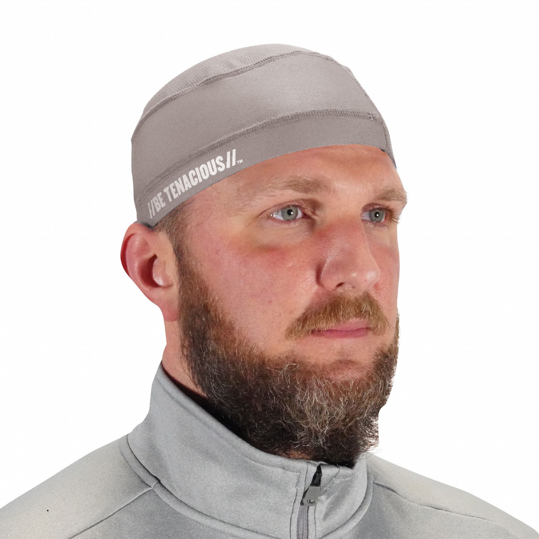 Cooling Skull Cap: Gray, Universal, Skull Cap, Cooling, Evaporative-Cooling