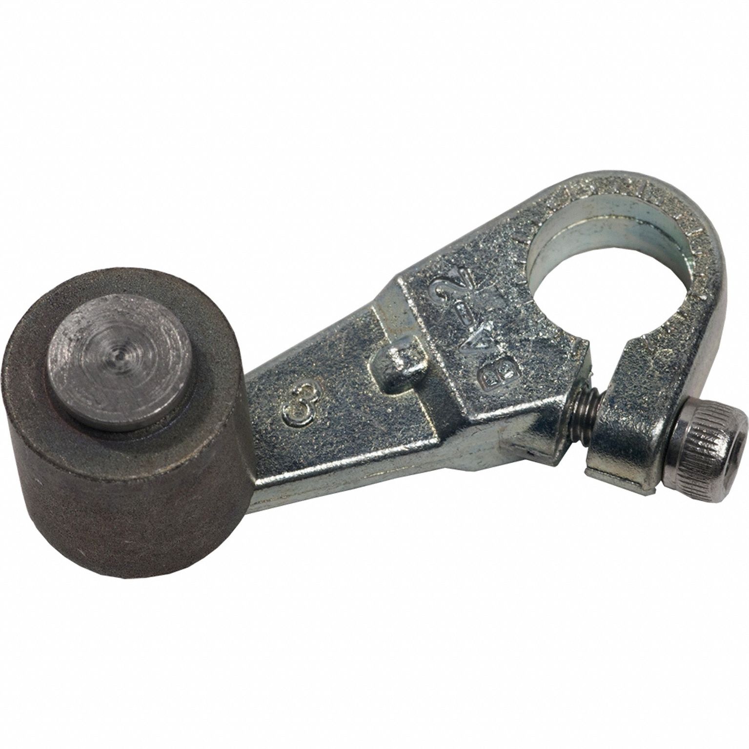 Limit Switch Lever Arm: Roller Lever, Fixed, 1.38 in Arm/Operator Lg - Max