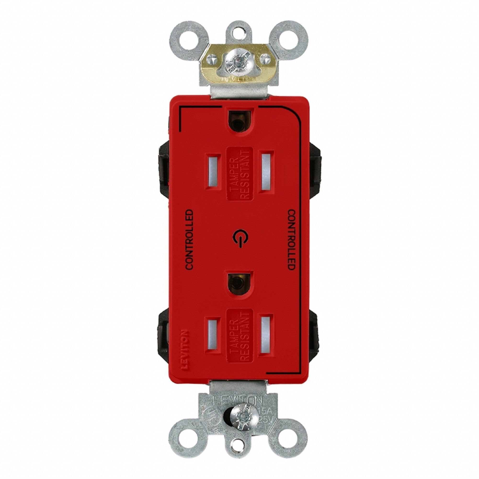 Lev-Lok DPl Dup 15A 125V TR 2MCtrl Red