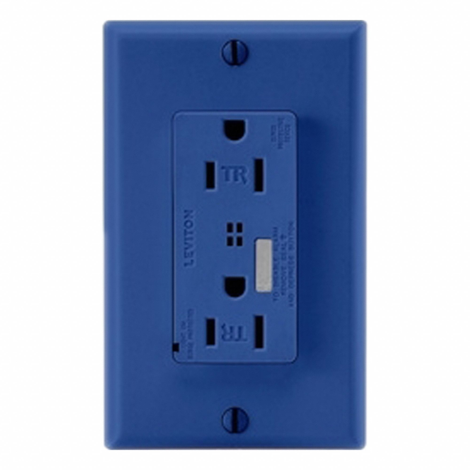 Decora Plus Surge Outlet TR 15A Blue