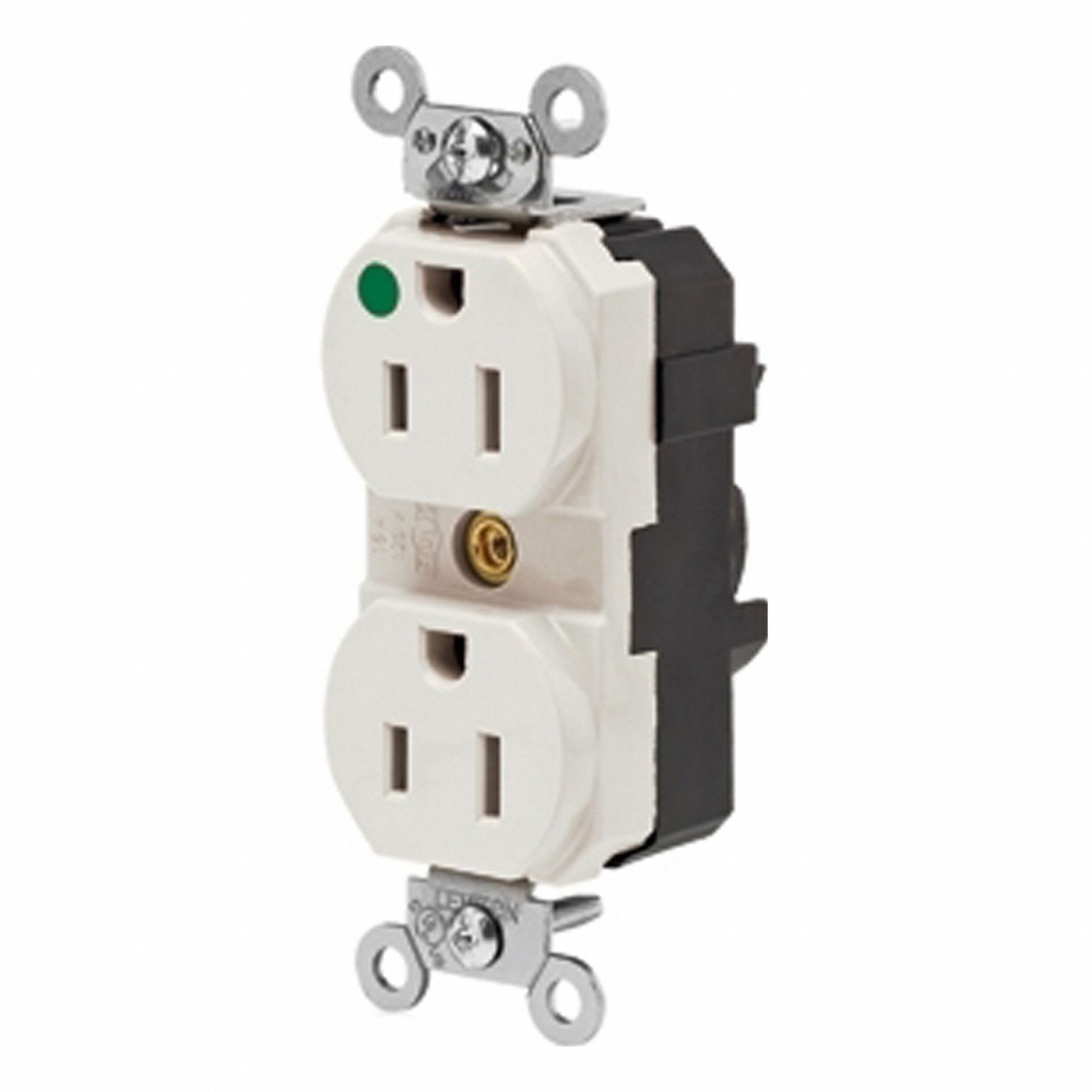 Lev-Lok Dup HG 15A 125V Illum LtAl