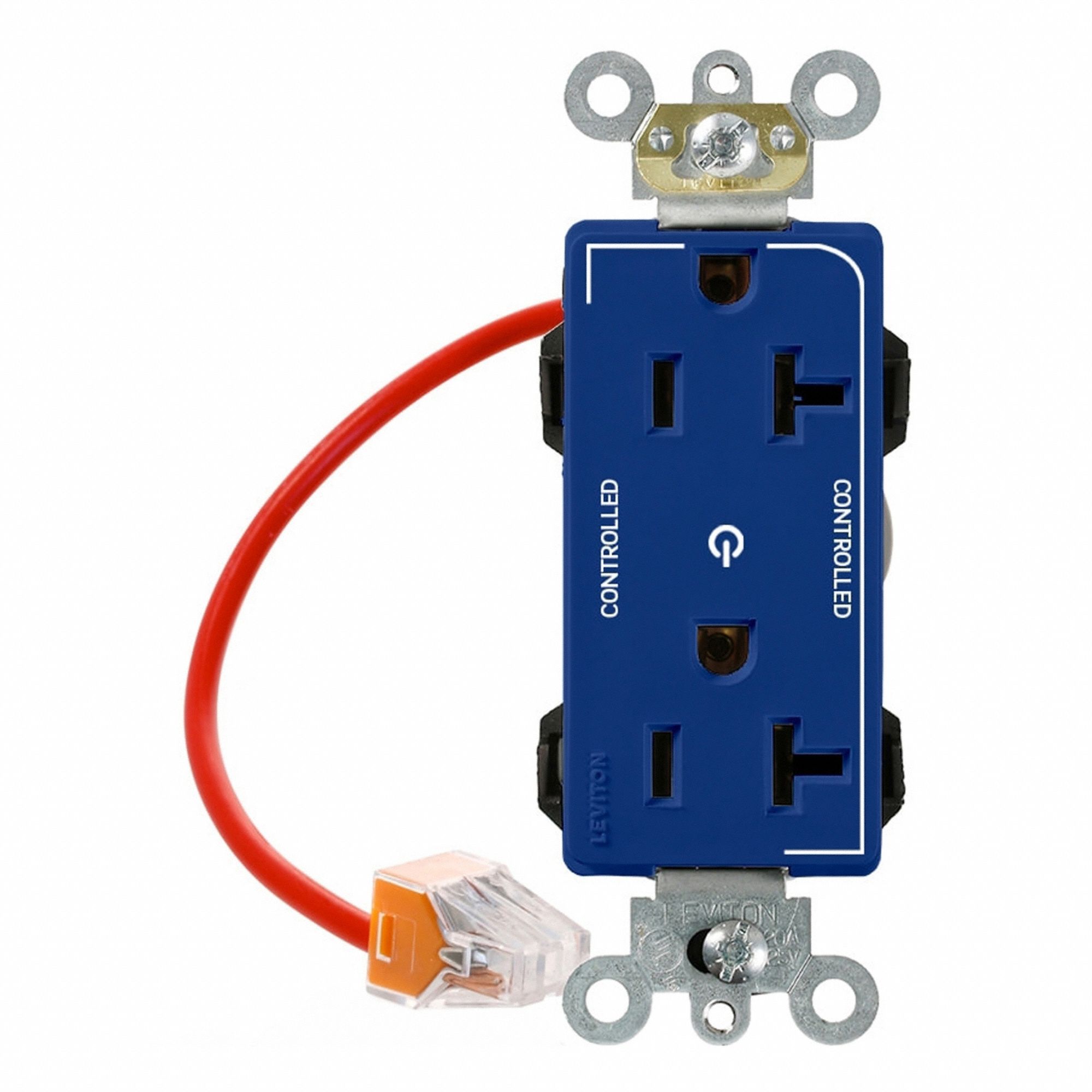 Lev-Lok DPl Dup 20A 125V 2MCtrl Blu