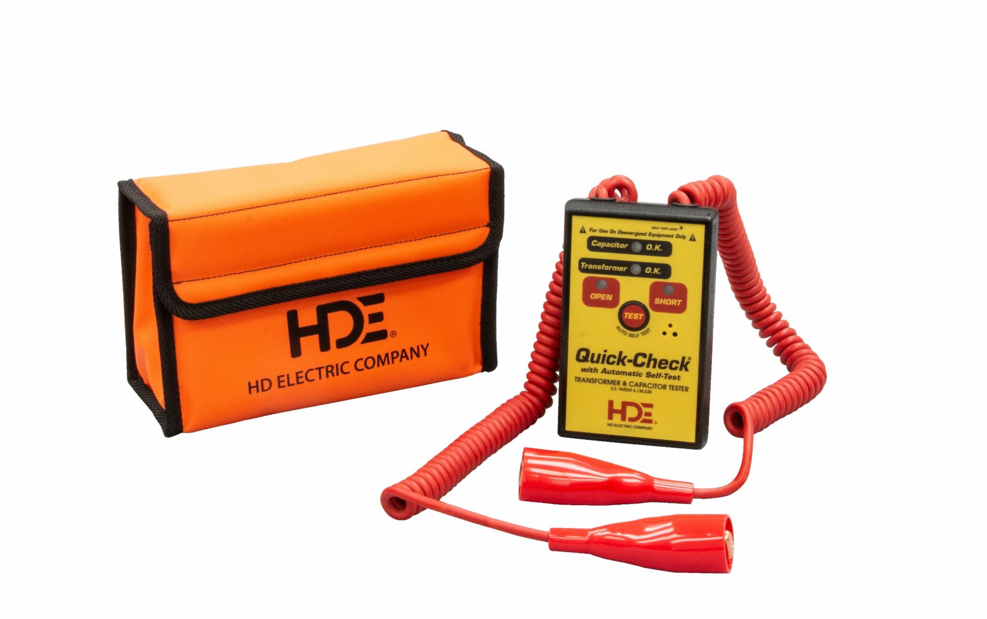 Transformer and Capacitor Tester: Audible/Digital Display, Open and Shorted Checks, 6 V to 6 V