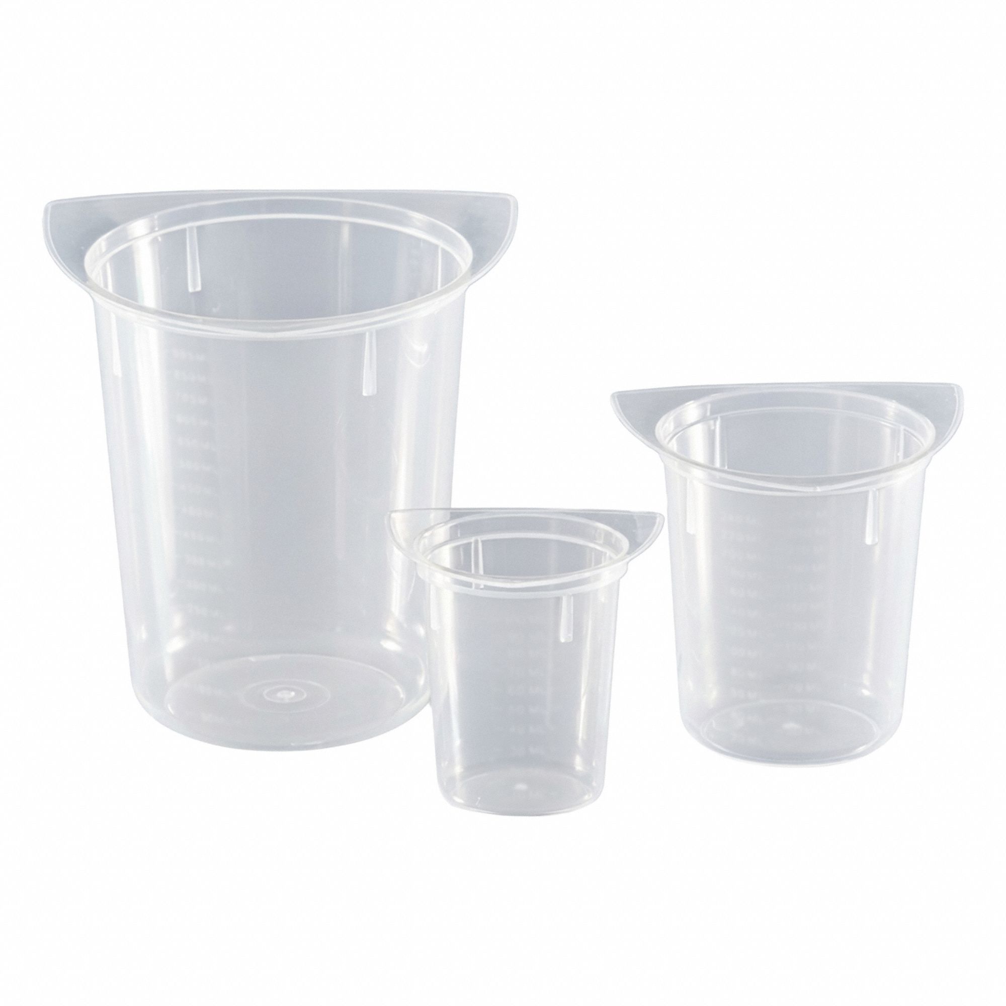 Beaker Plastic Colorless PK100