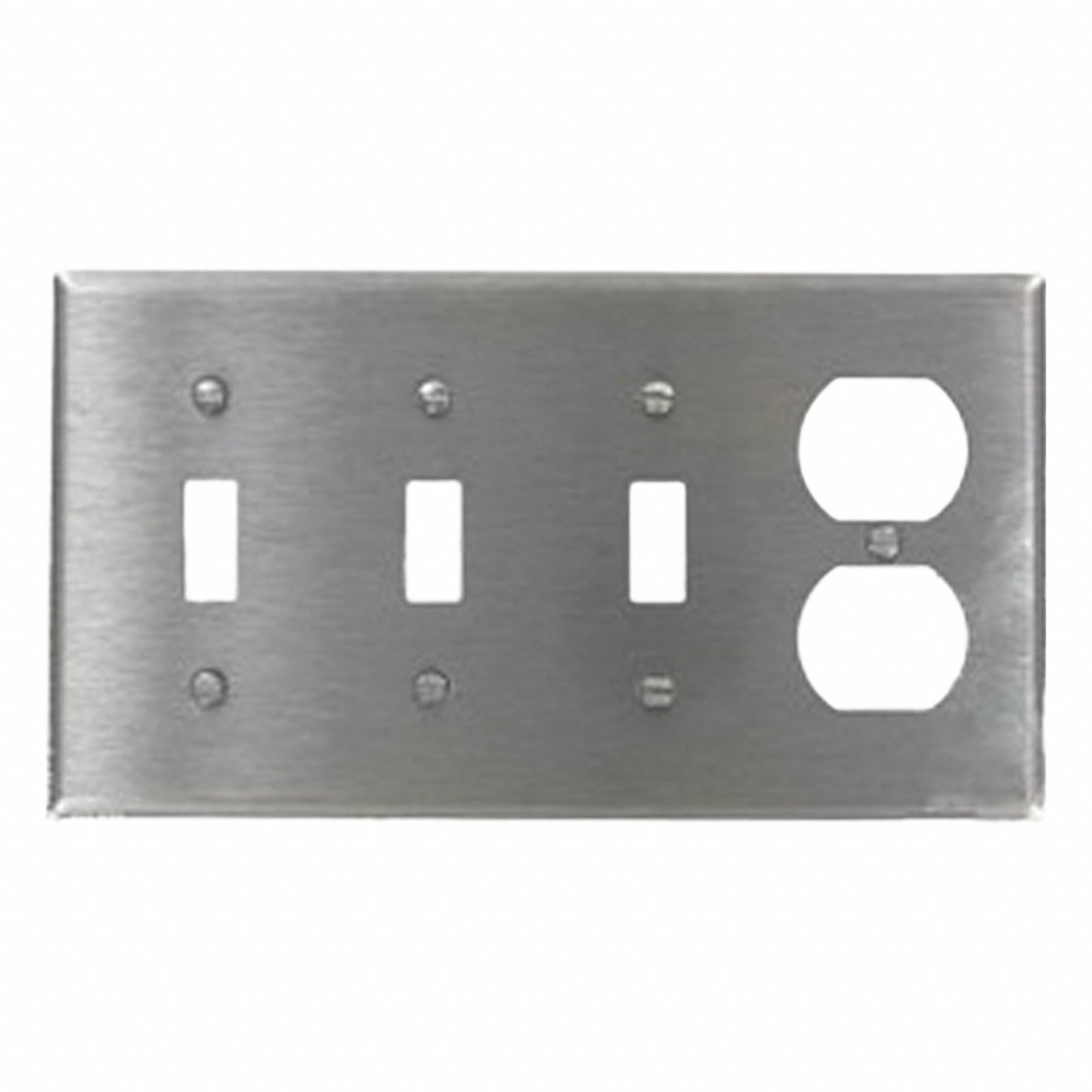 WallPlate Toggle Silver StainlessSteel