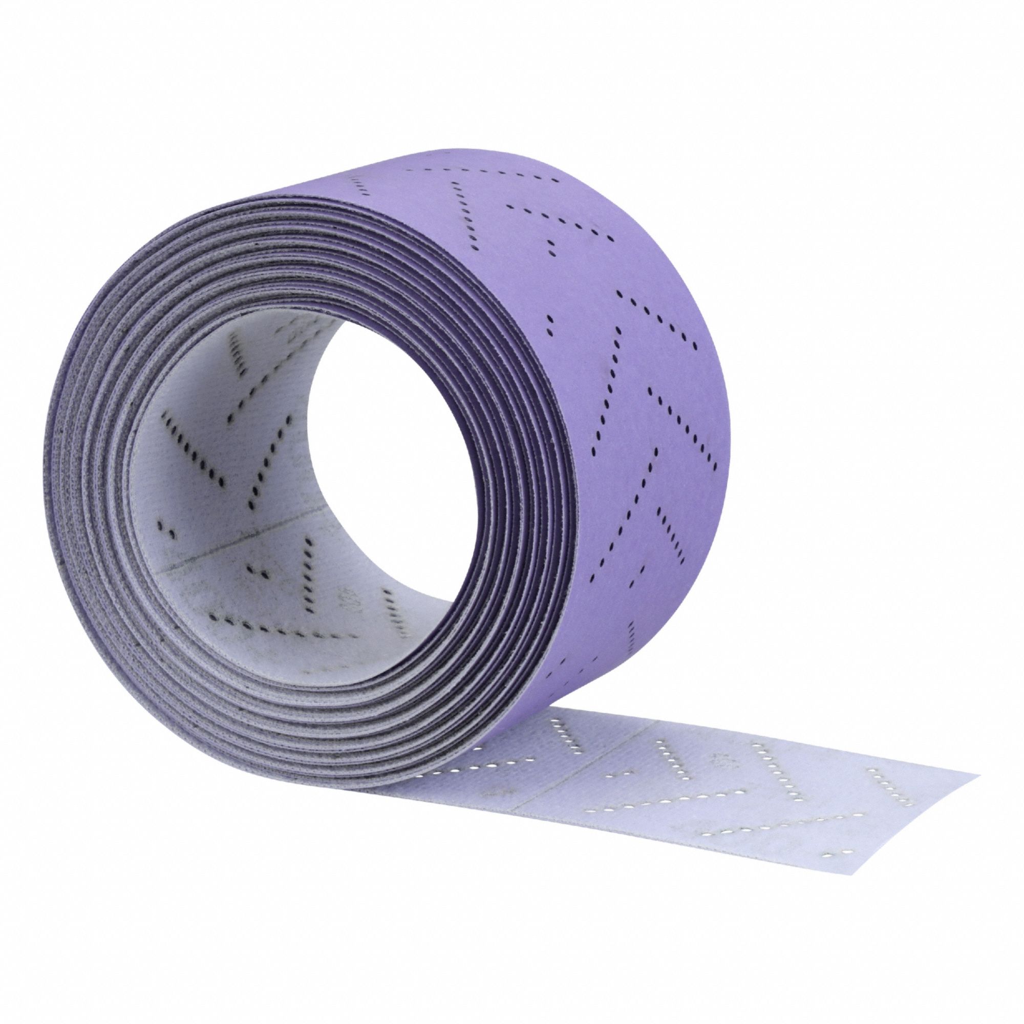 Abrasive Roll: 12 m W x 70 mm L, Ceramic, 320 Grit, C Wt Paper, Hook-and-Loop, 737U, 320