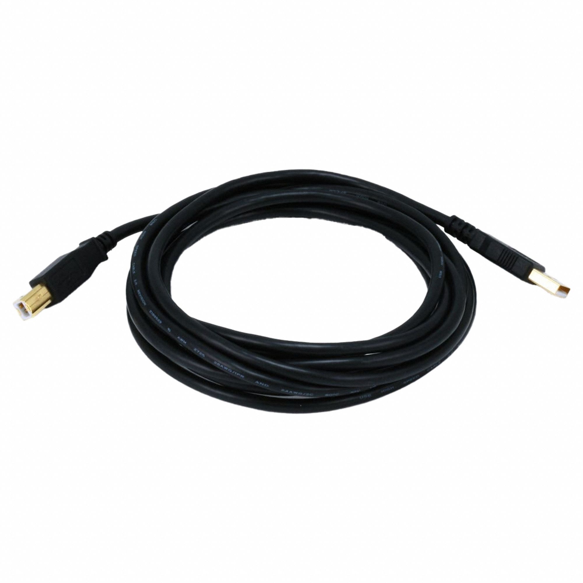 MONOPRICE, Type A End 1, Type B End 2, Standard USB Cable - 5XFV7