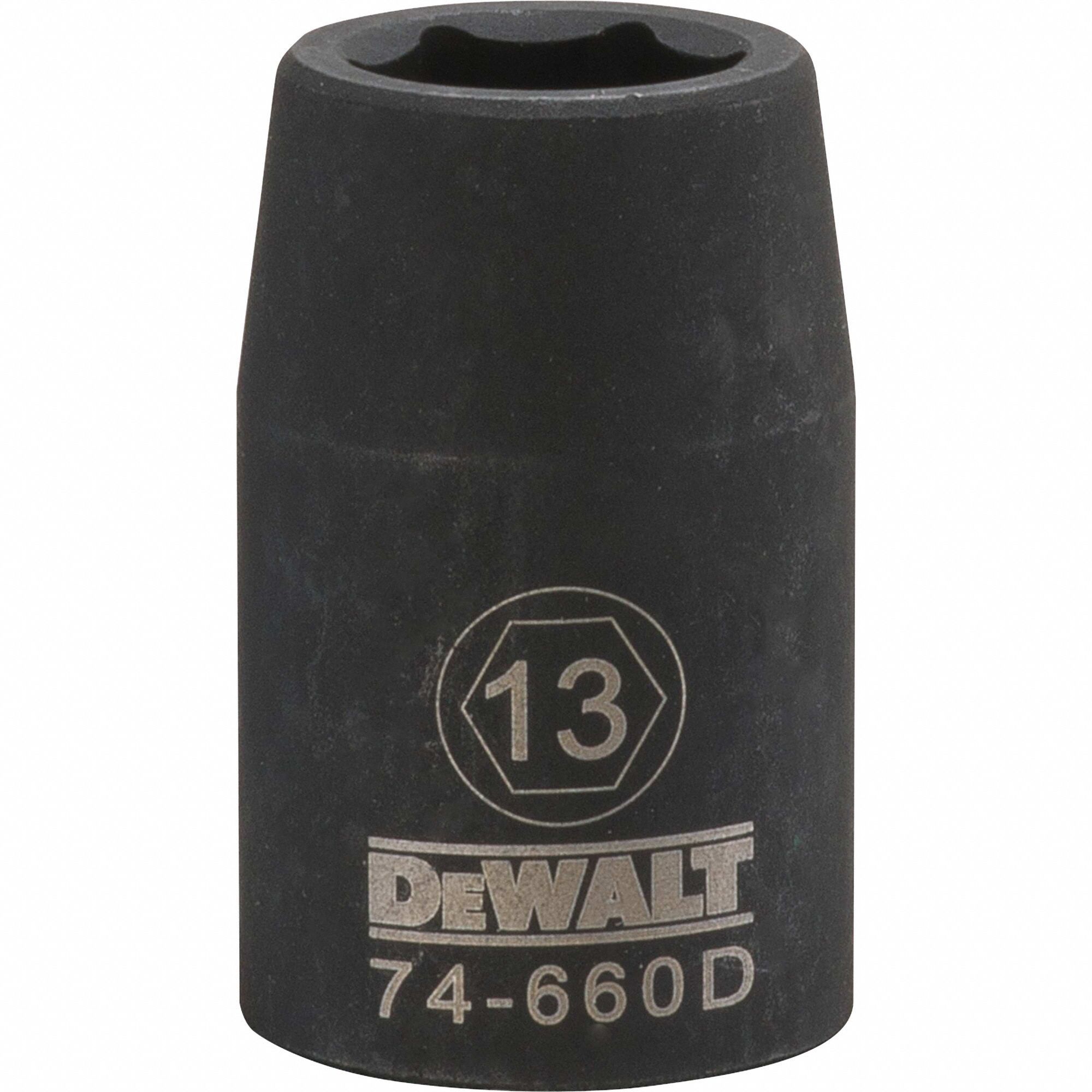 Impact Socket 6PT 1/2in Dr 13 mm