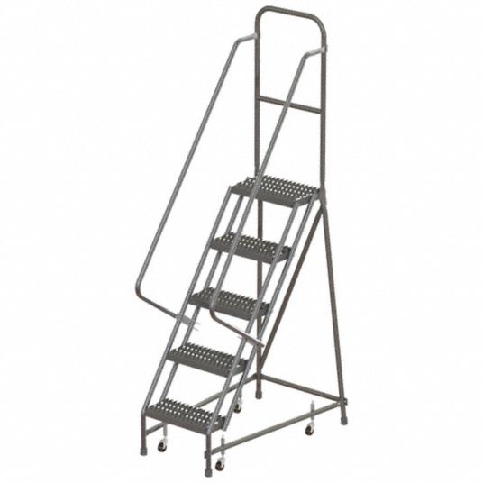 Tri-arc, 4.2 Ft Platform Ht, Unassembled, Rolling Ladder - 25nw48 