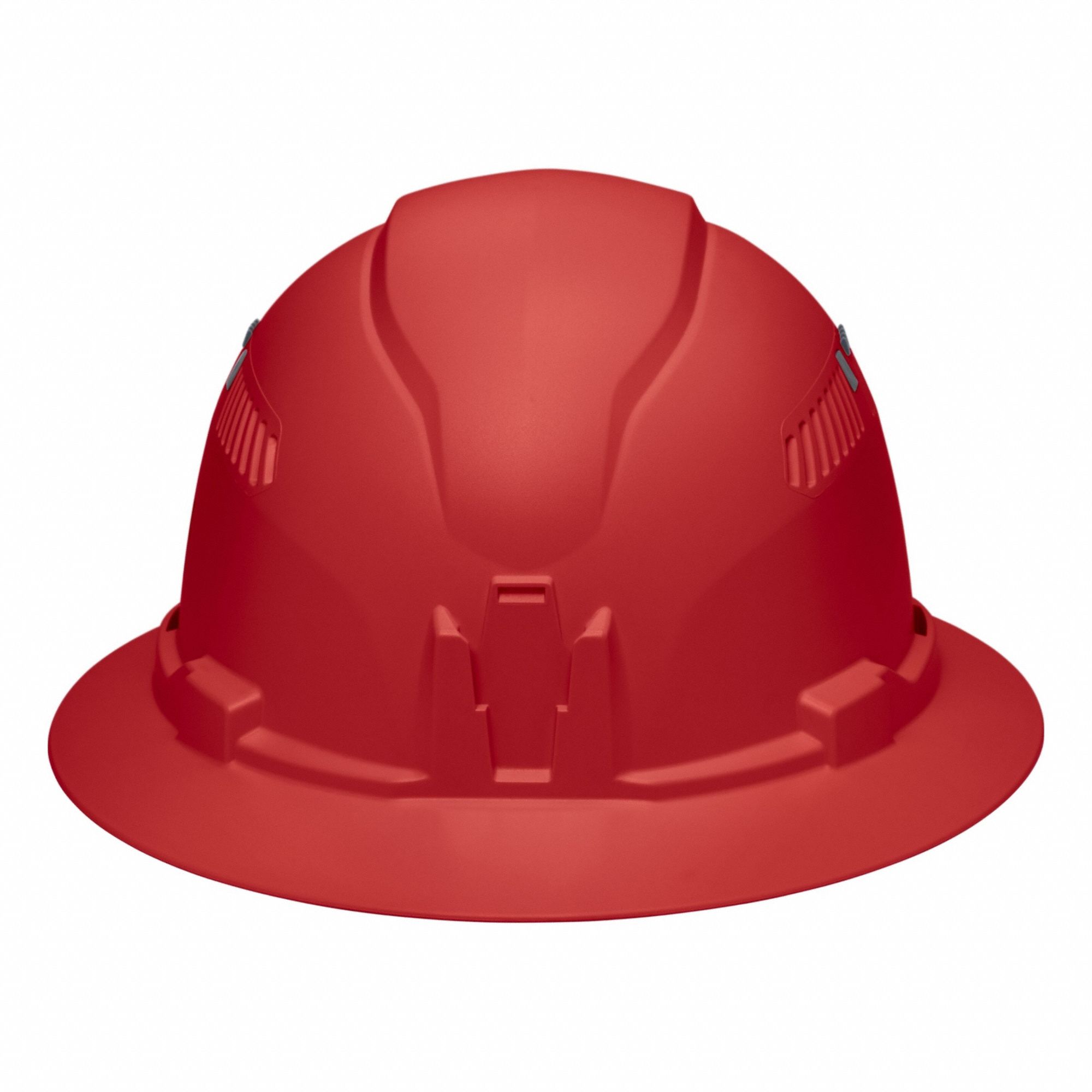 Hard Hat Vented Full Brim Style Red