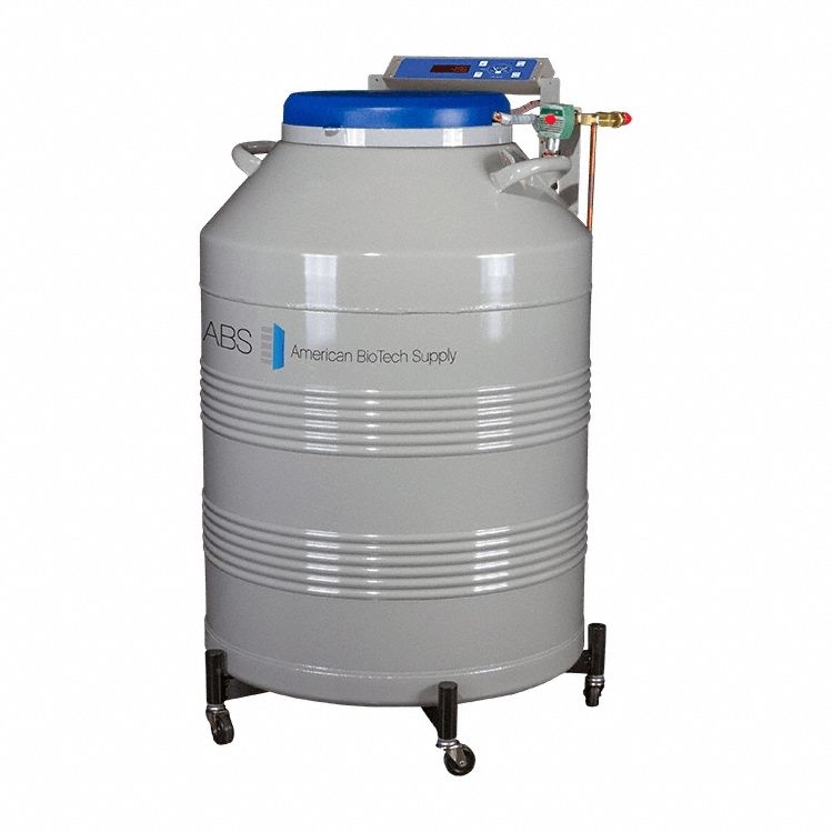Cryogenic Tank: 165 L Capacity, 26 7/8 in Overall Dia, 39 in Overall Ht
