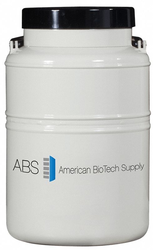 Cryogenic Vapor Shipper: 8.5 L Capacity, 14 1/2 in Overall Dia, Aluminum