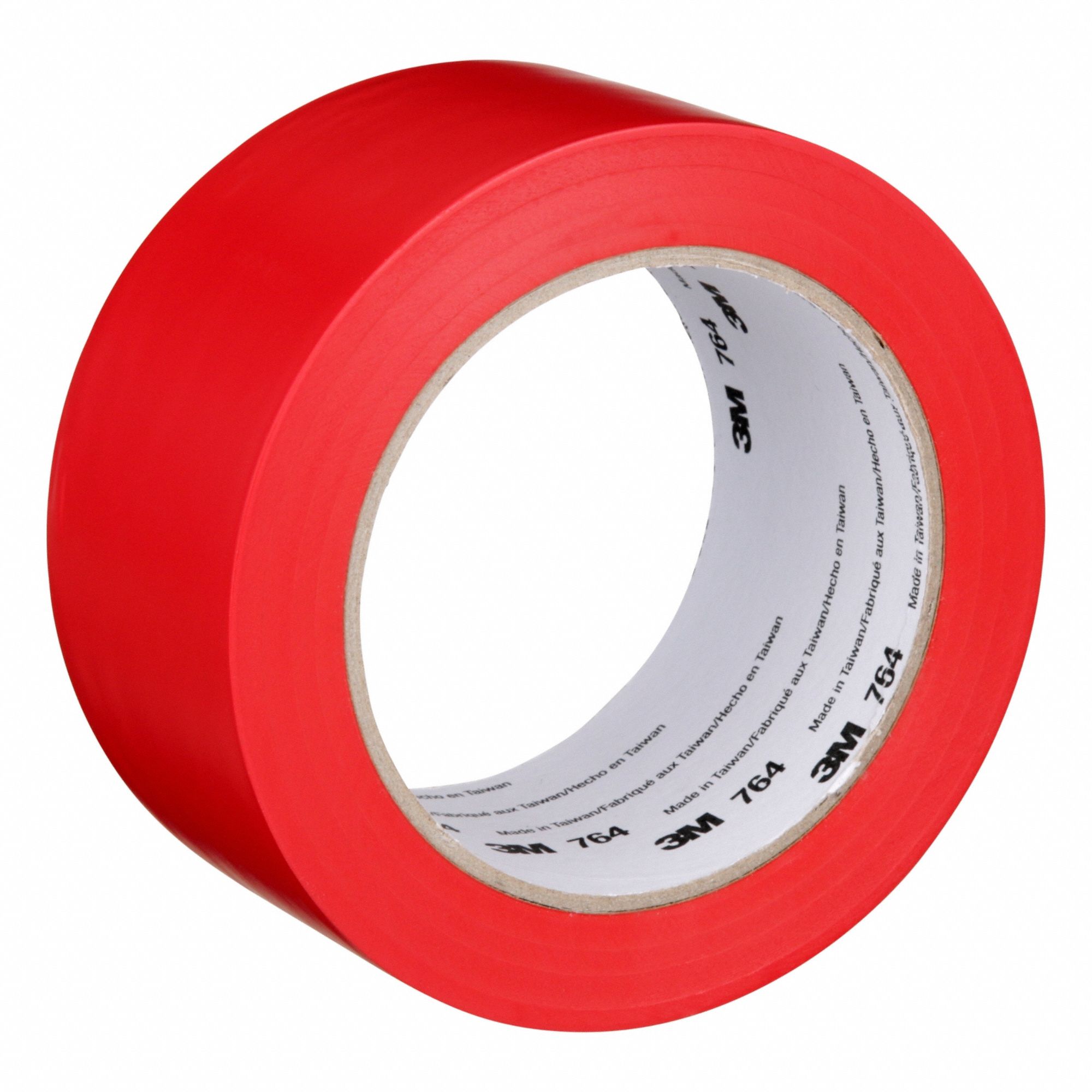 Vinyl Tape, Red, 2" x 36 yd., 5 mil
