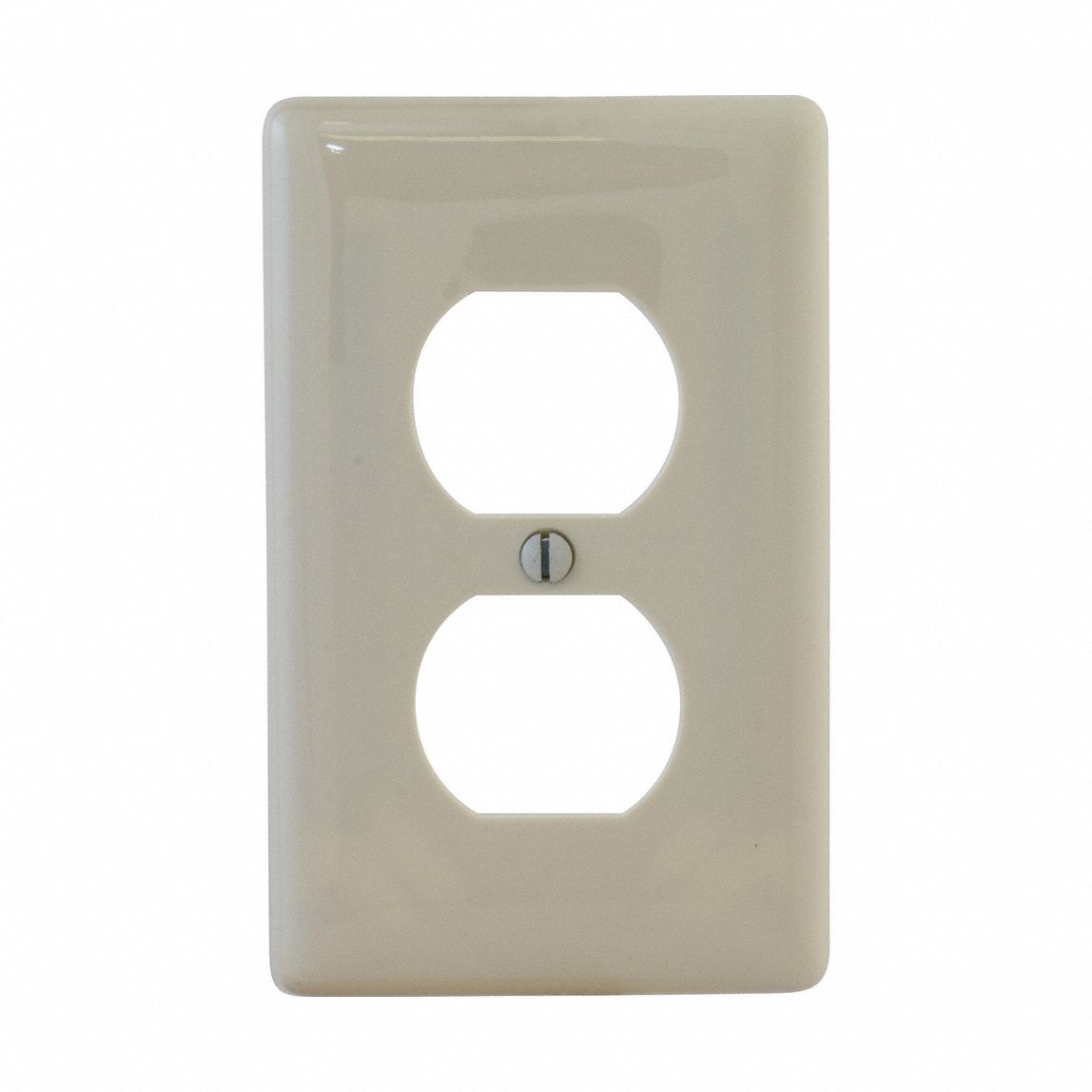 Wall Plate Duplex Outlet Almond Nylon