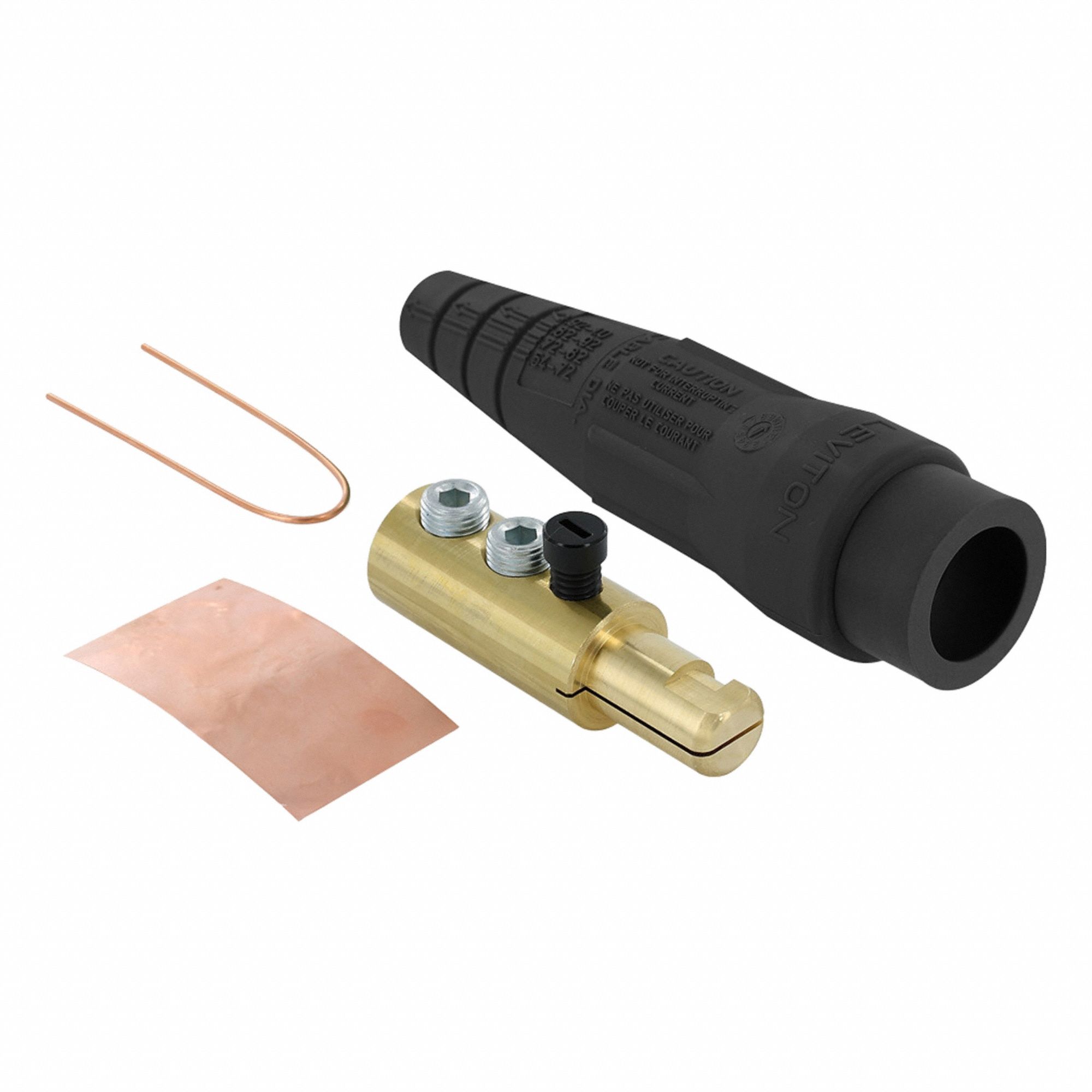 Single Pole Inline 400 A Male Black