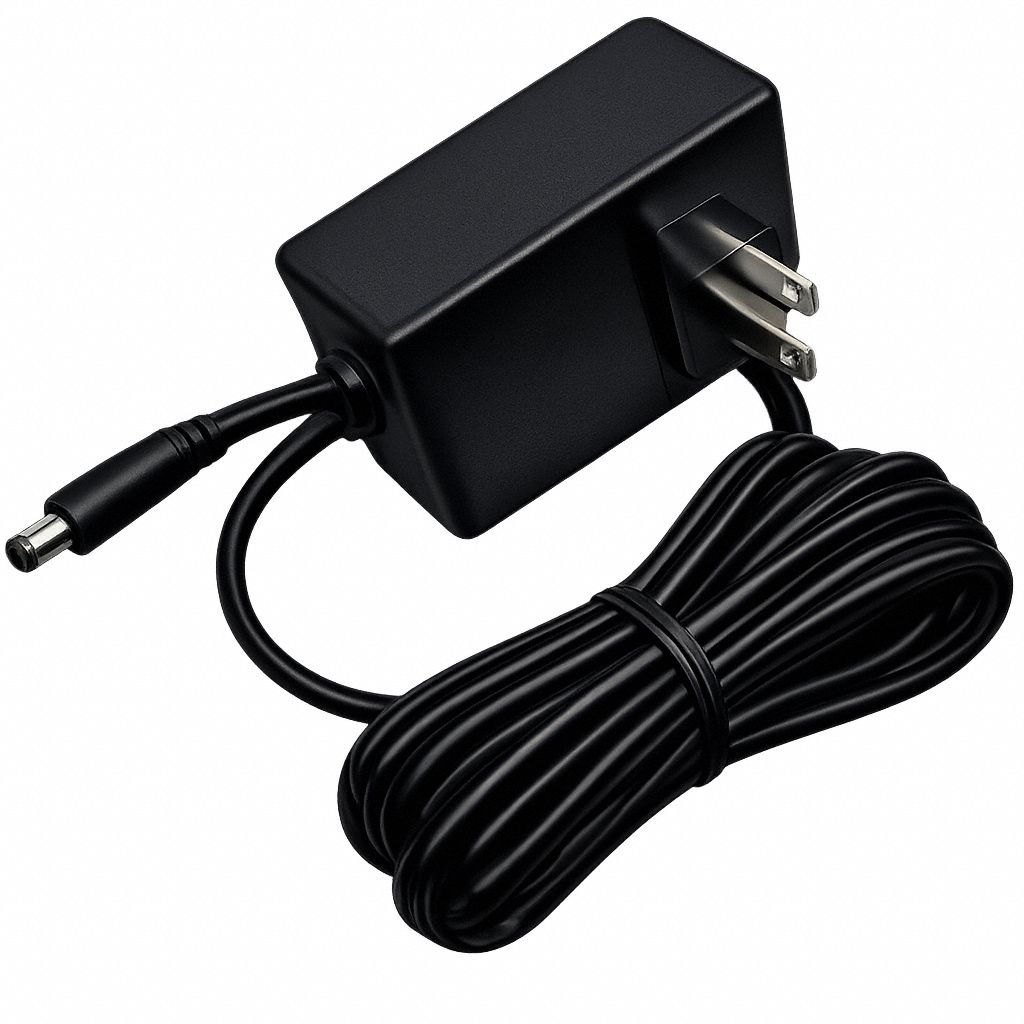 Wall Charger 1.75 in W Plastic Black