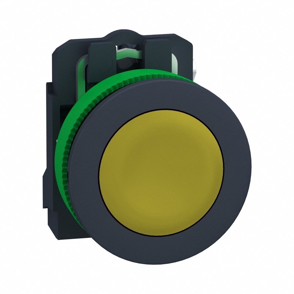 Flush Push Button Operator: Non-Illuminated, Flush Profile, Non-Metallic, 30 mm