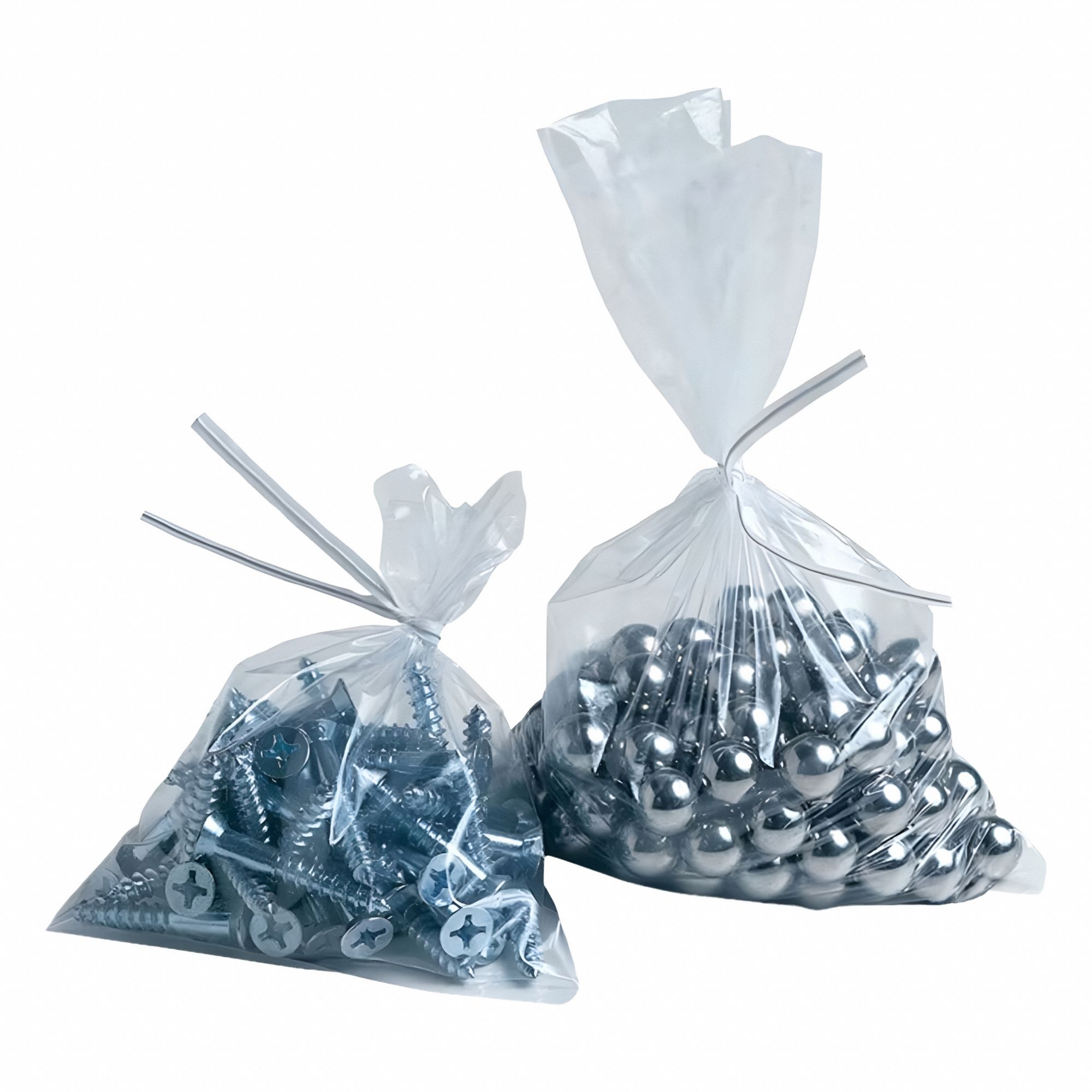 Open Poly Bag: 4 mil Thick, 10 in Wd, 16 in Lg, Clear, Case Pack, 1, 000 PK