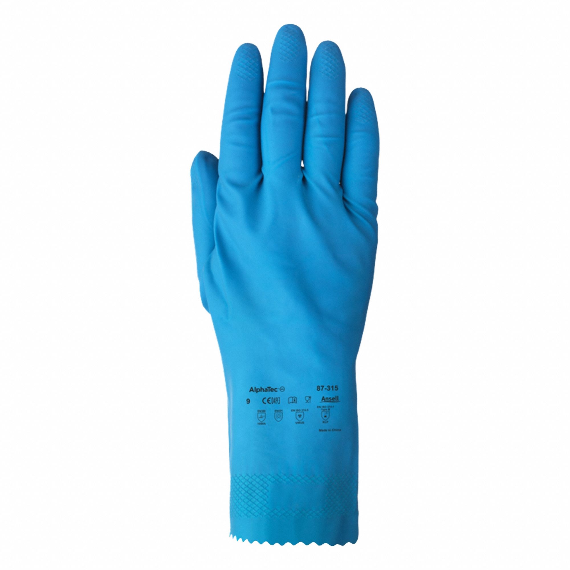 ChemResistantGloves Blu Pnked 7 PR