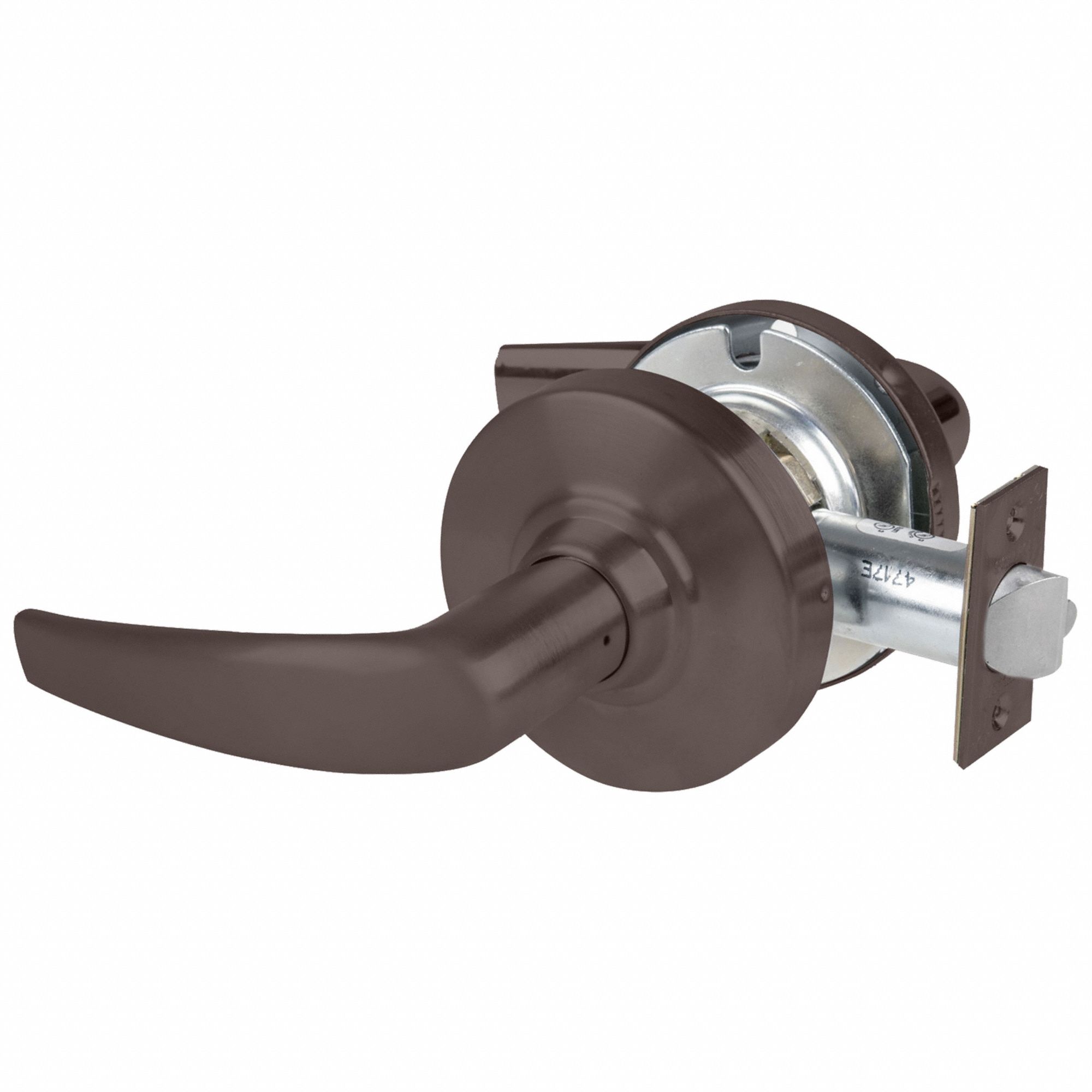 Door Lockset: Passage Lever Locksets, Bronze, ADA Compliant
