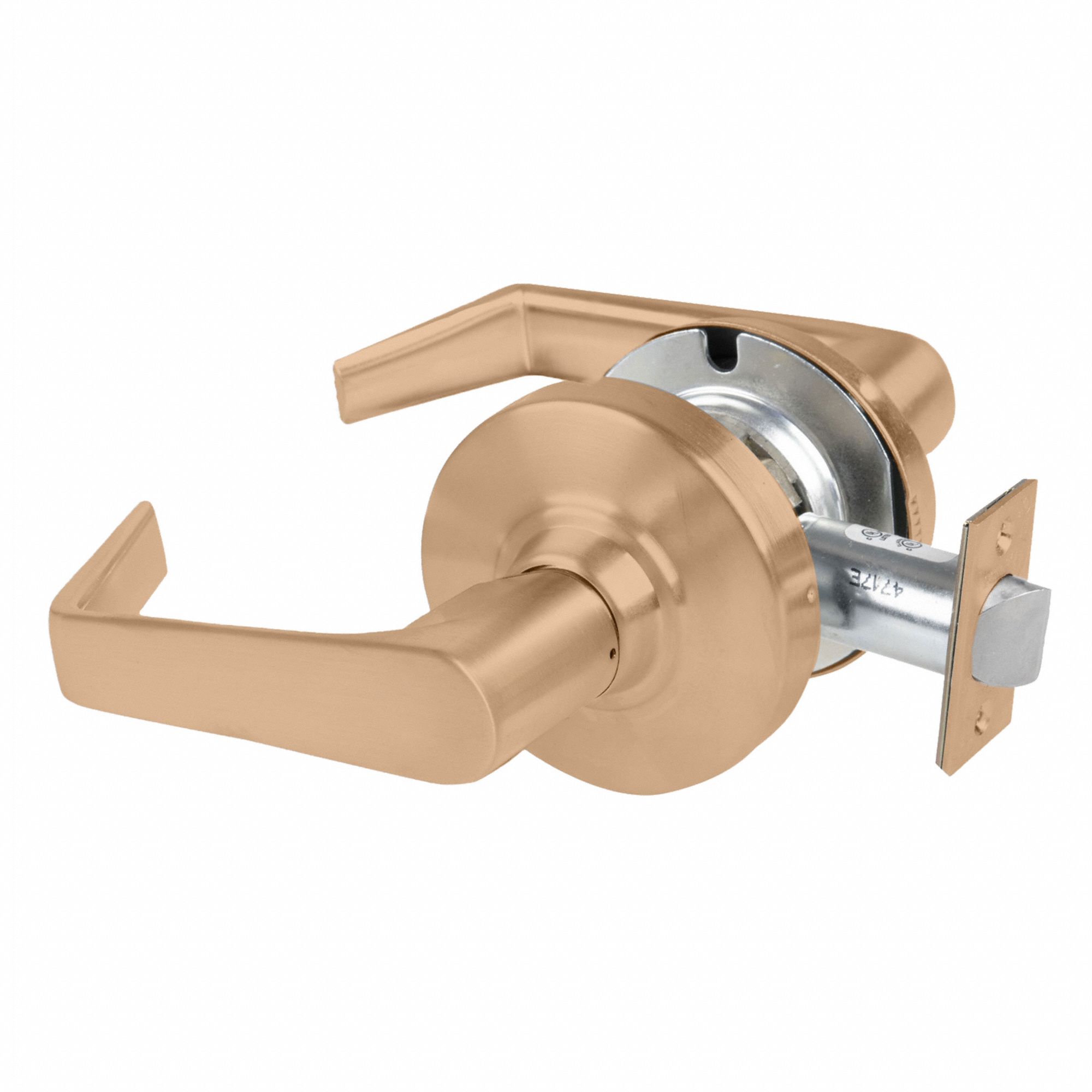 Door Lockset: Passage Lever Locksets, Bronze, ADA Compliant