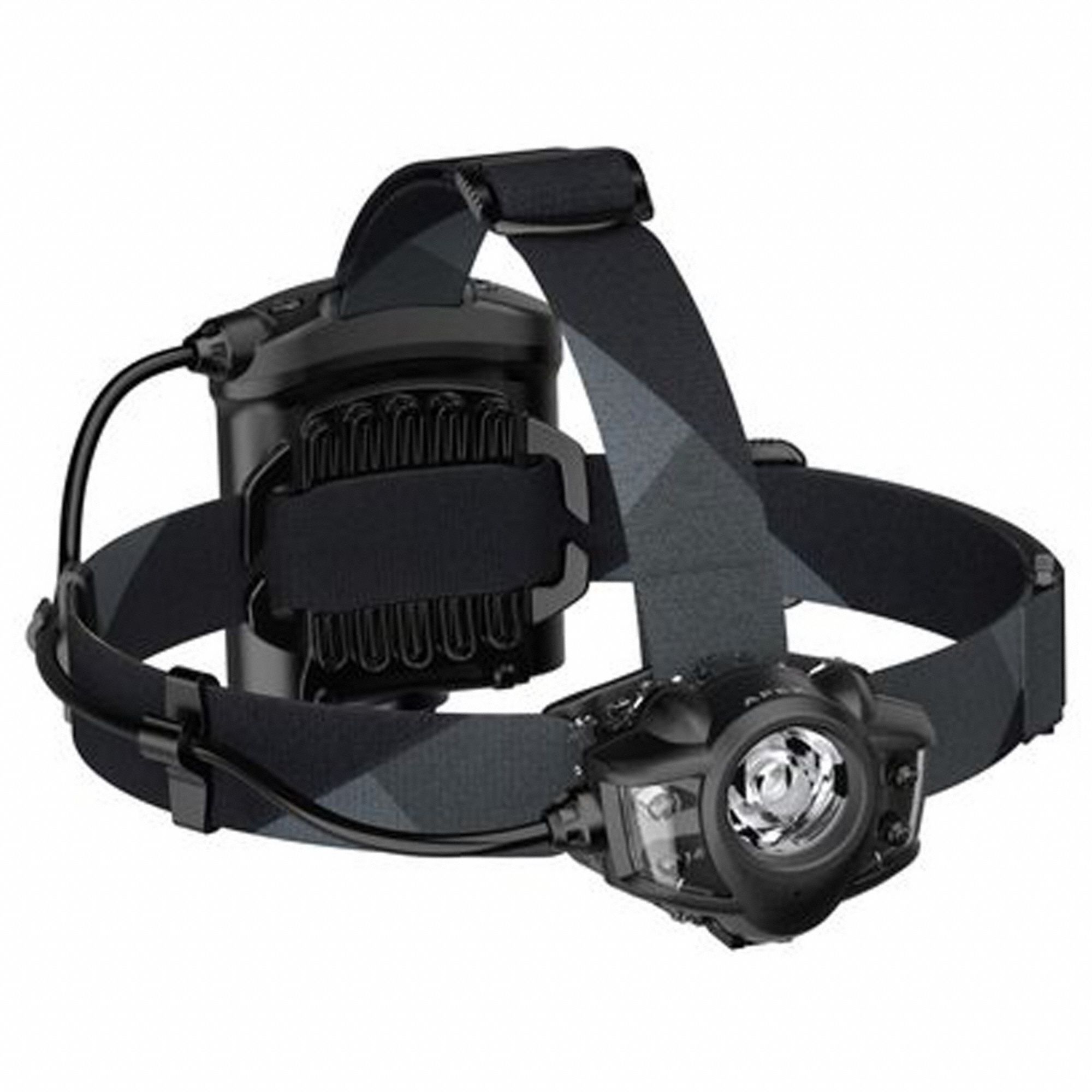 SAFETY-RATED HEADLAMP, 650 LUMENS, 1.5 HR RUN TIME AT MAX BRIGHTNESS, BLACK, PLASTIC