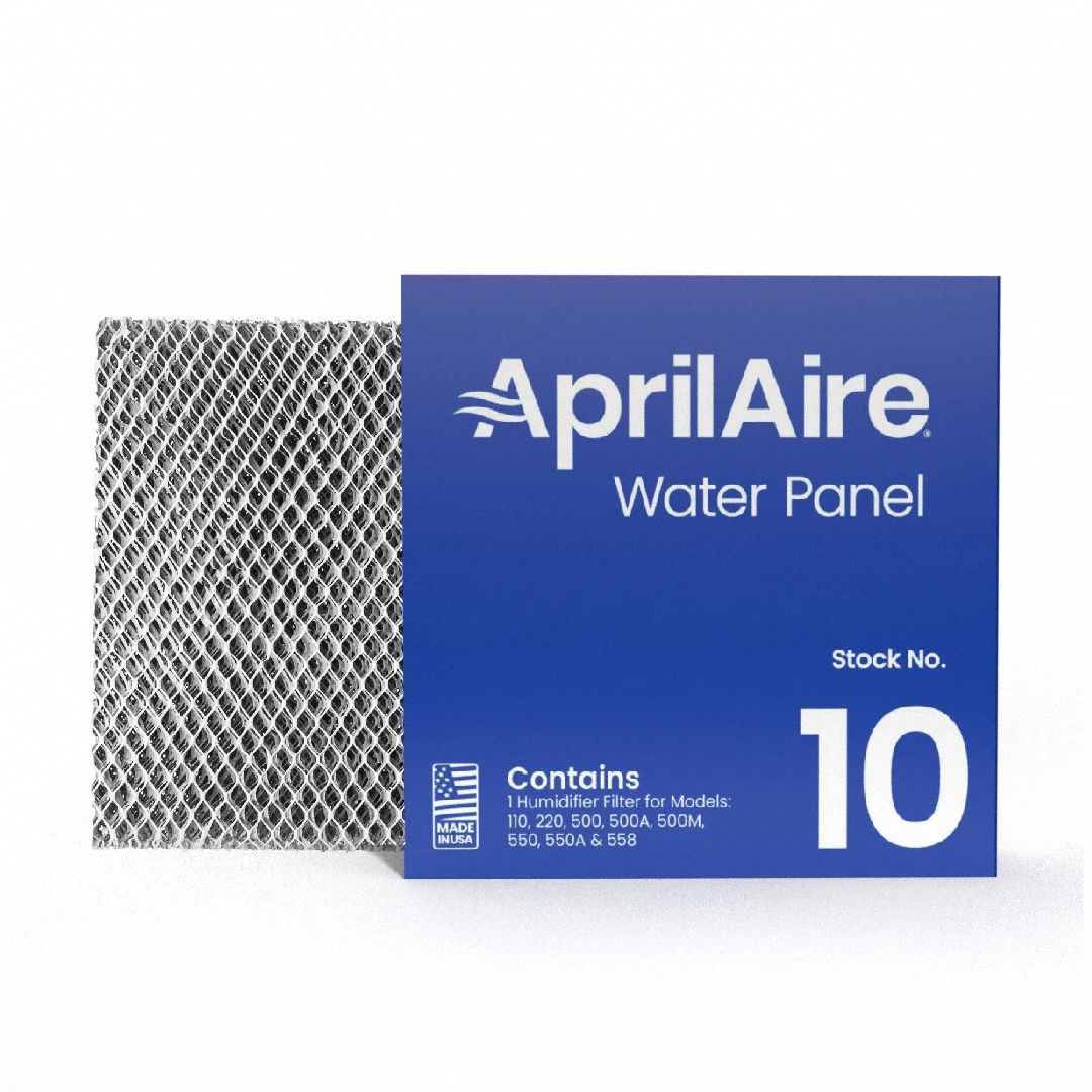 Humidifier Pad: Humidifier Pad, Duct Mount Humidifier, 31TP26/31TP27, 1 Pads, 10 in Overall Ht