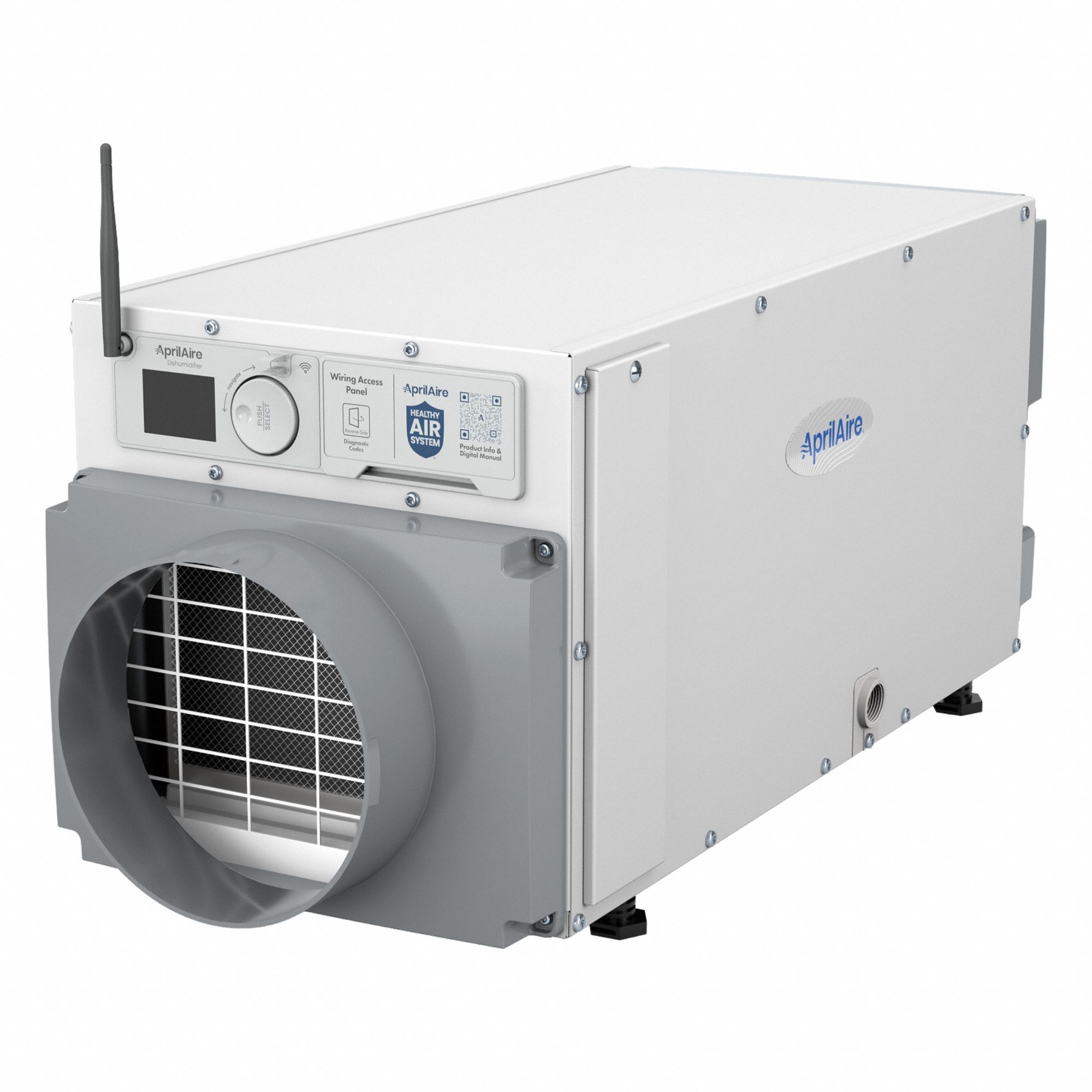 Dehumidifier: Basements/Crawlspaces/Residential Homes, Dedicated Return to Dedicated Supply, Male